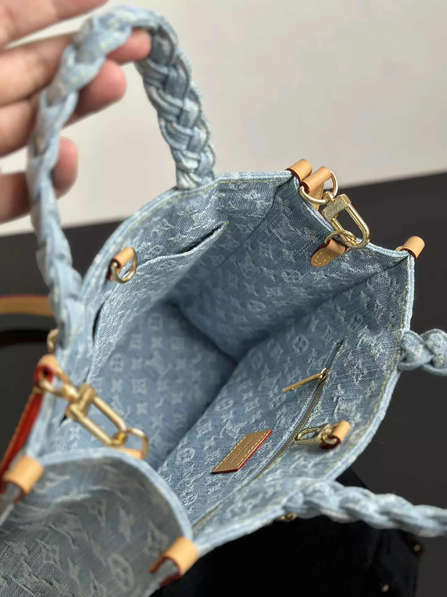 Let Go PM Sky Denim Monogram Denim - Repbags.ru - Image 11