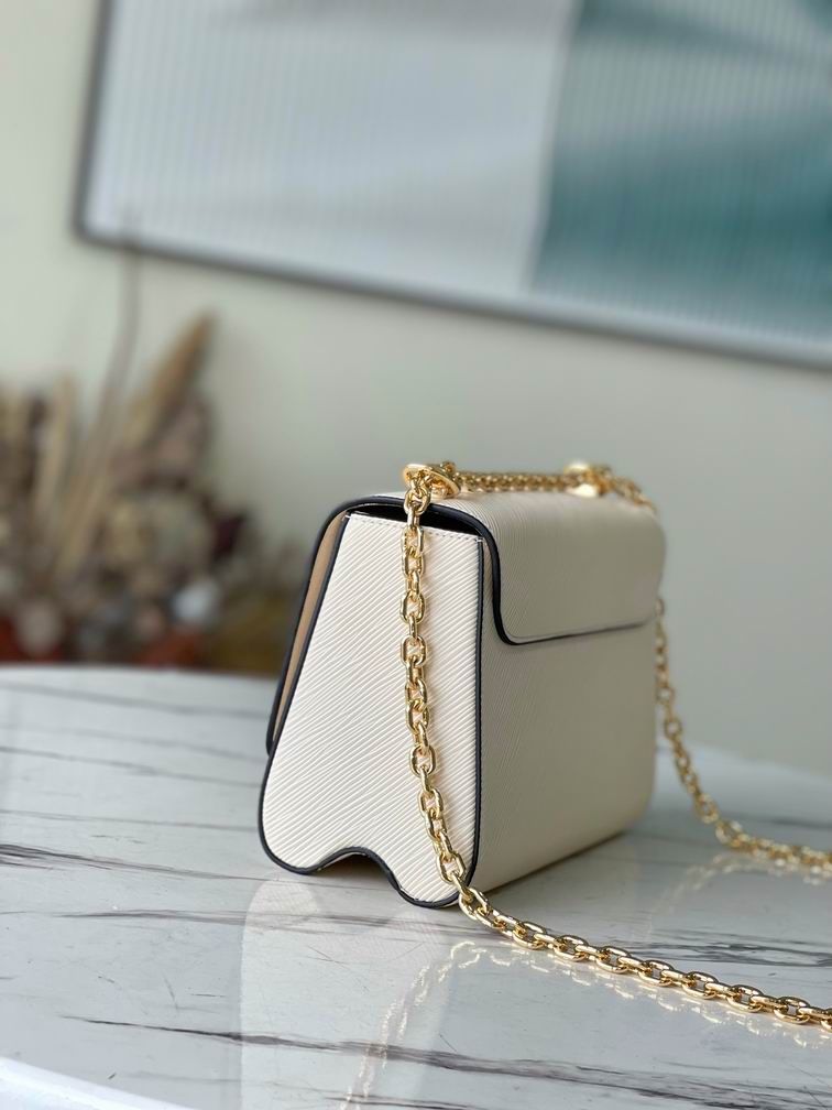 Louis Vuitton Twist MM Bag White - LB109 - Image 4