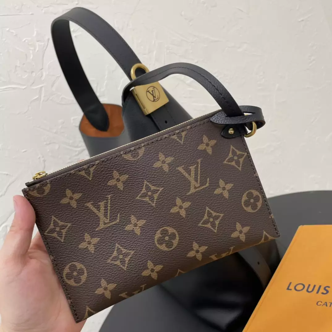 Low Key Hobo MM Black Grained Calfskin - Repbags.ru - Image 6