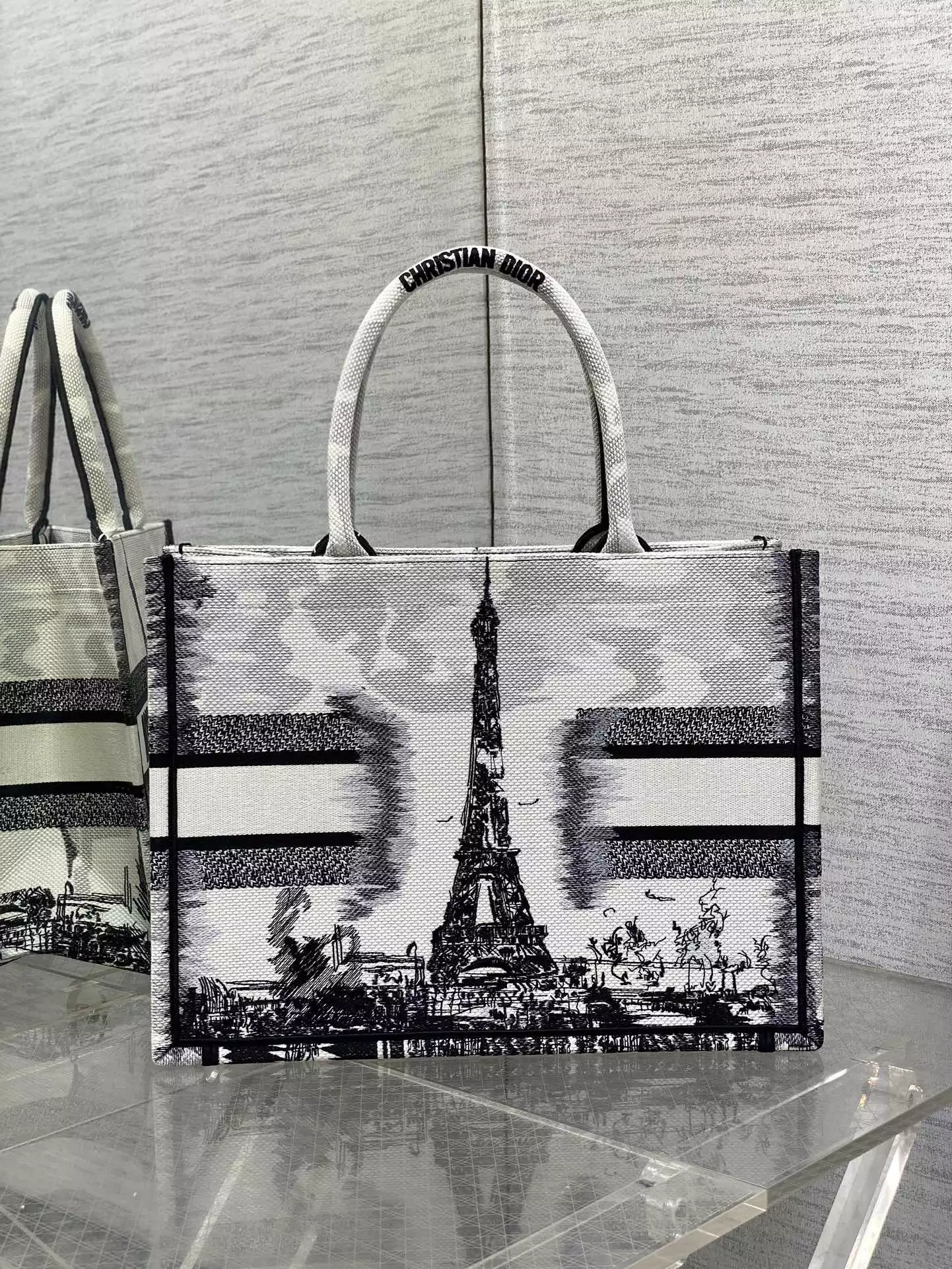 Medium Dior Book Tote Paris Embroidery - Repbags.ru - Image 8