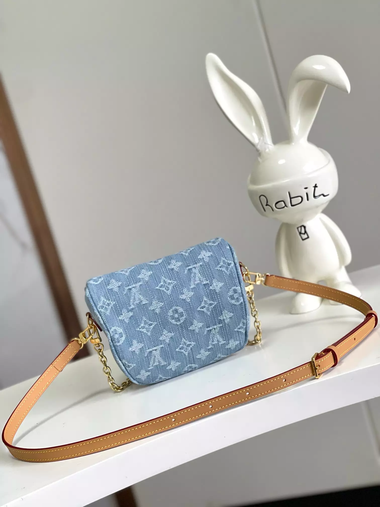 Mini Bumbag Sky Denim Monogram Denim - Repbags.ru - Image 8