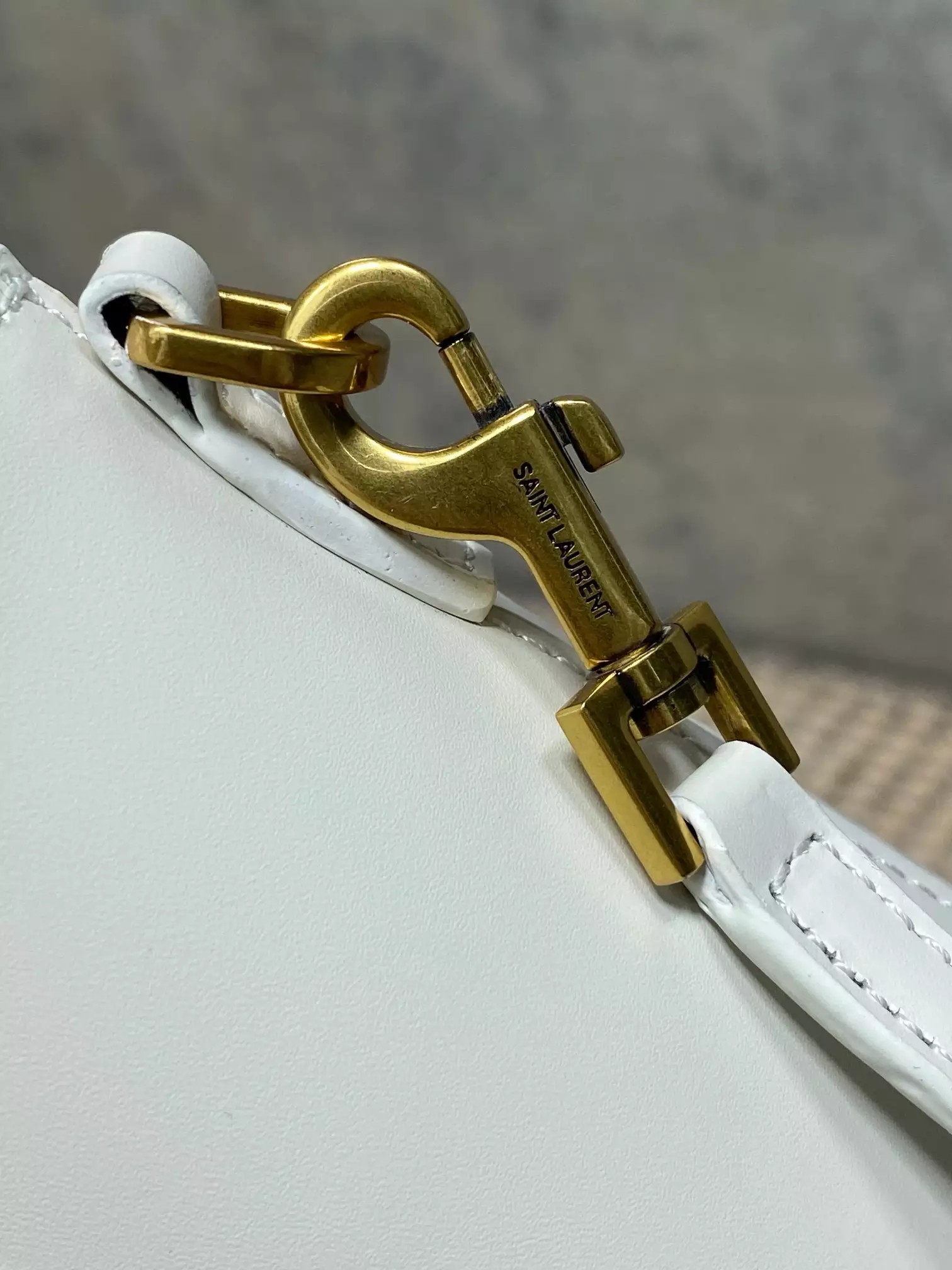 Mini Toy Shopping Saint Laurent in Box Leather - Repbags.ru - Image 5