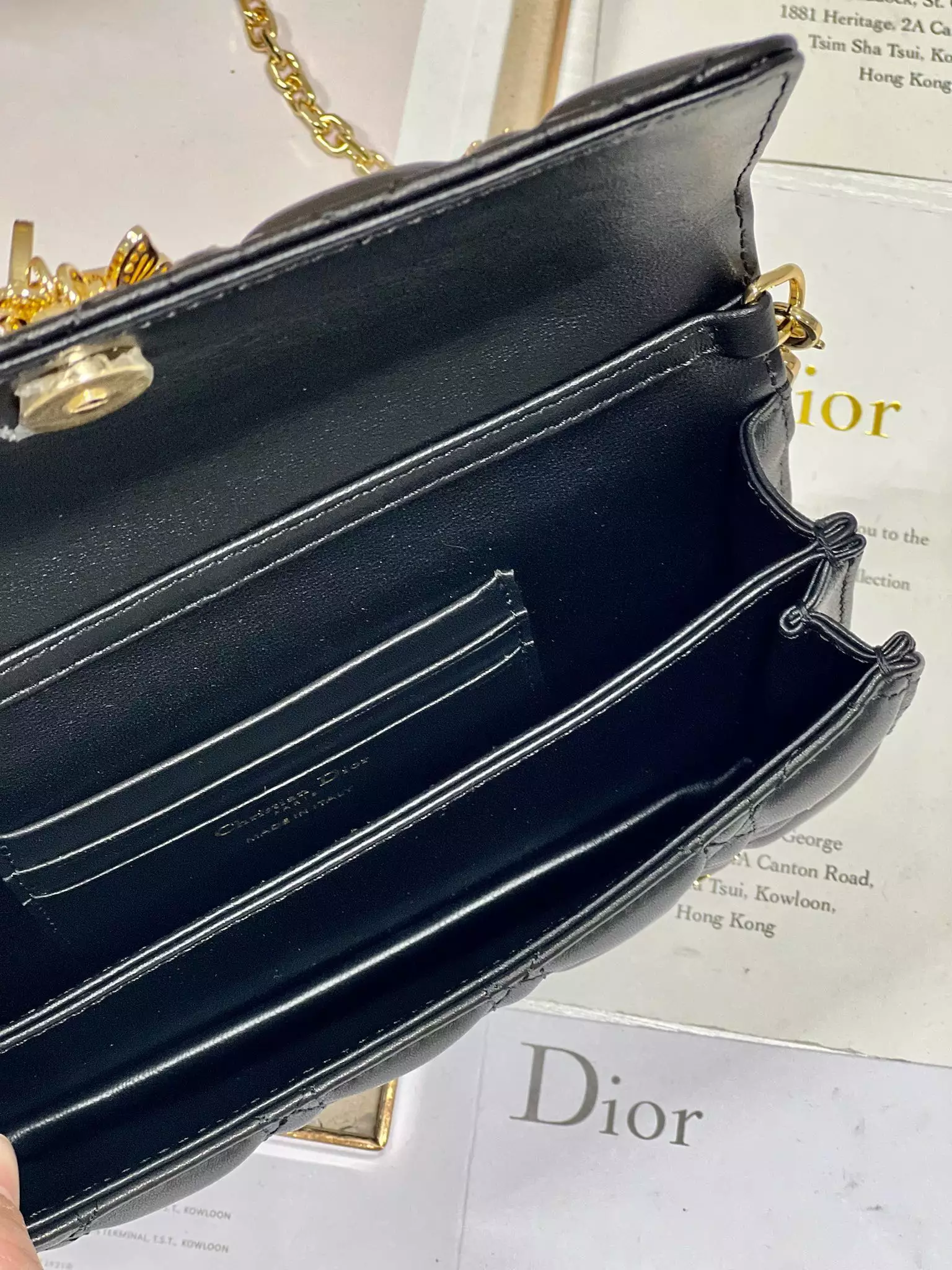 My Dior Mini Bag Black Cannage Lambskin - Repbags.ru - Image 8