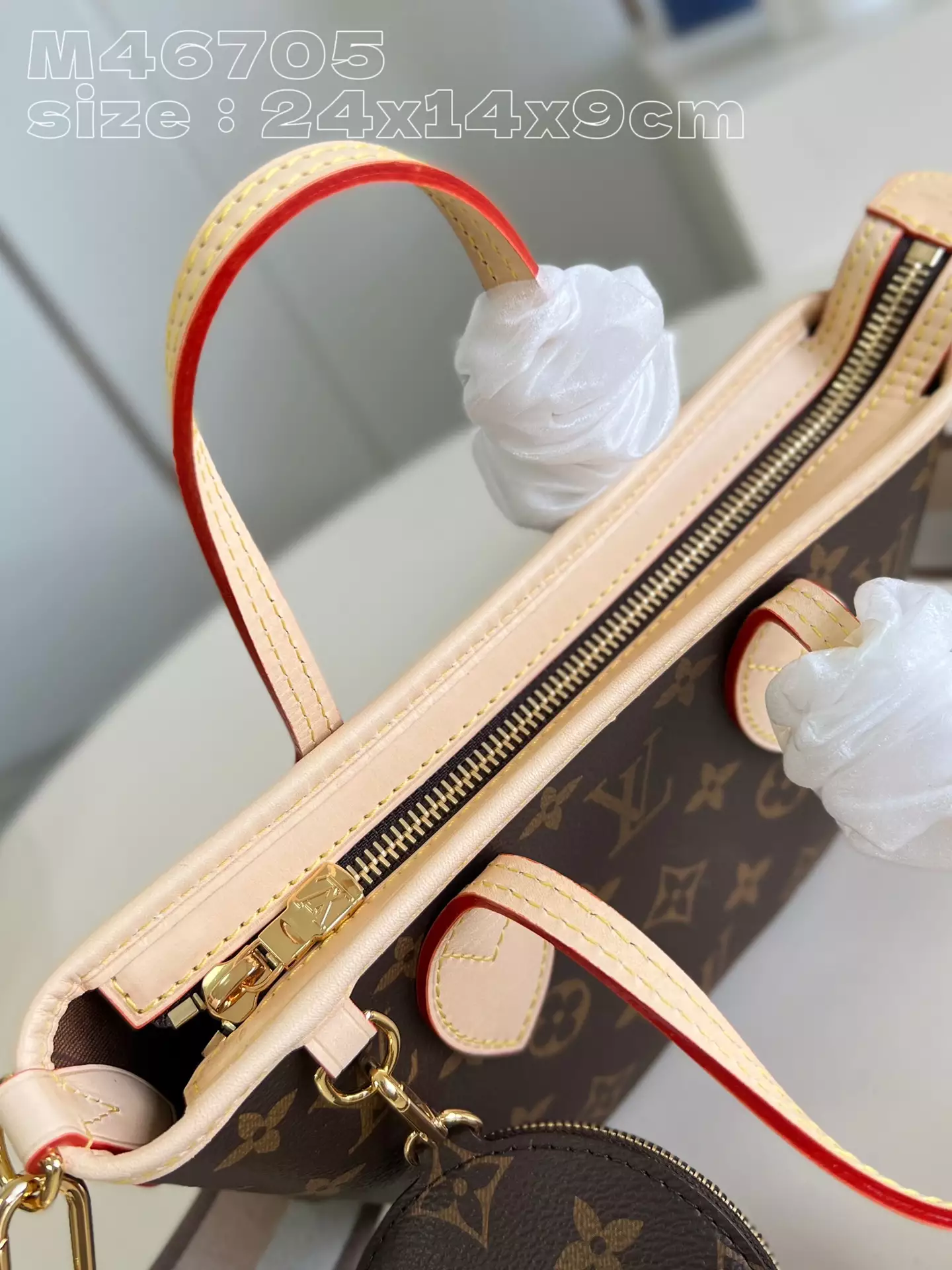 Neverfull BB Monogram Canvas in Beige - Repbags.ru - Image 7