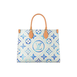OnTheGo MM Lagoon Blue Monogram Tiles Canvas - Repbags.ru