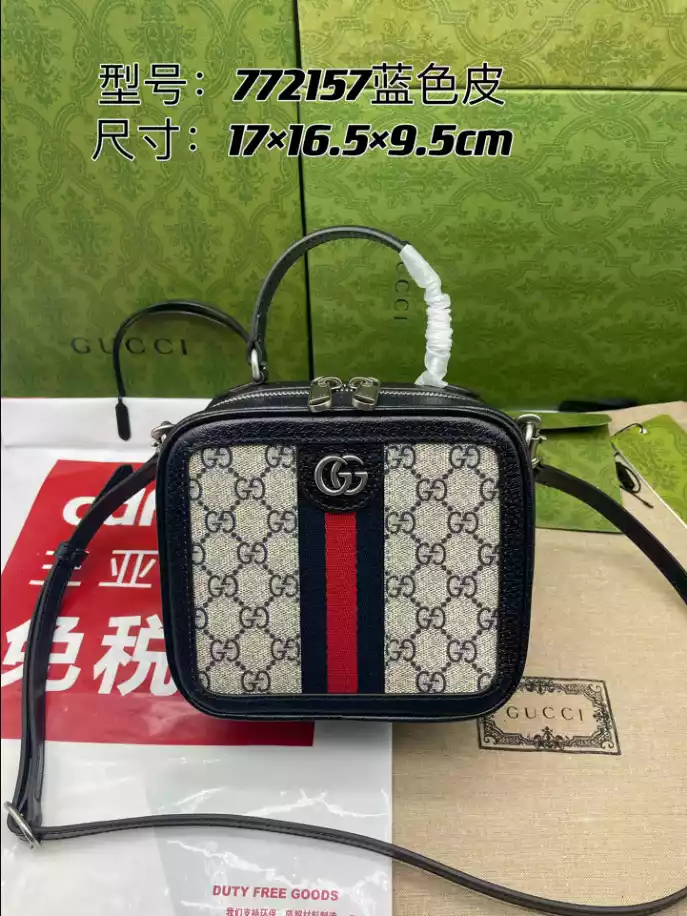 Ophidia GG Mini Top Handle Bag - Image 3