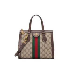 Ophidia GG small tote bag Beige/ebony