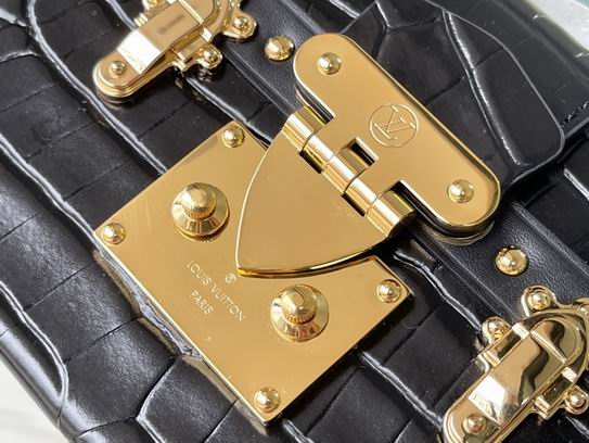 Petite Malle Black Brilliant Alligator leather - Image 6