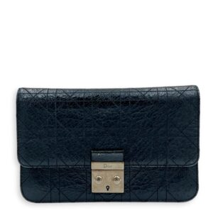 Miss Dior Wallet On Chain Multi-colour in Calfskin, Silver hardware