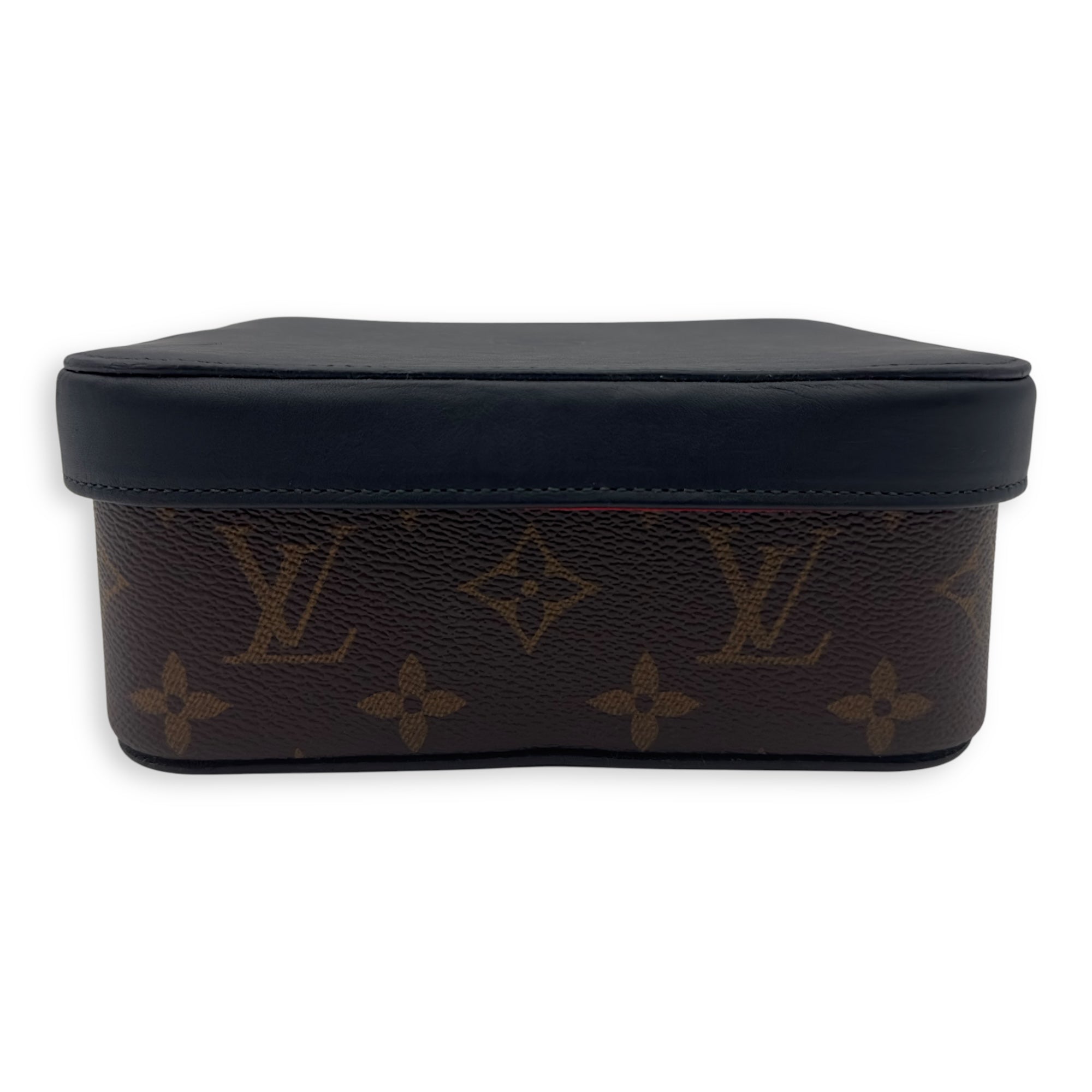 LV Brown Box in Monogram Coated Canvas - Image 5