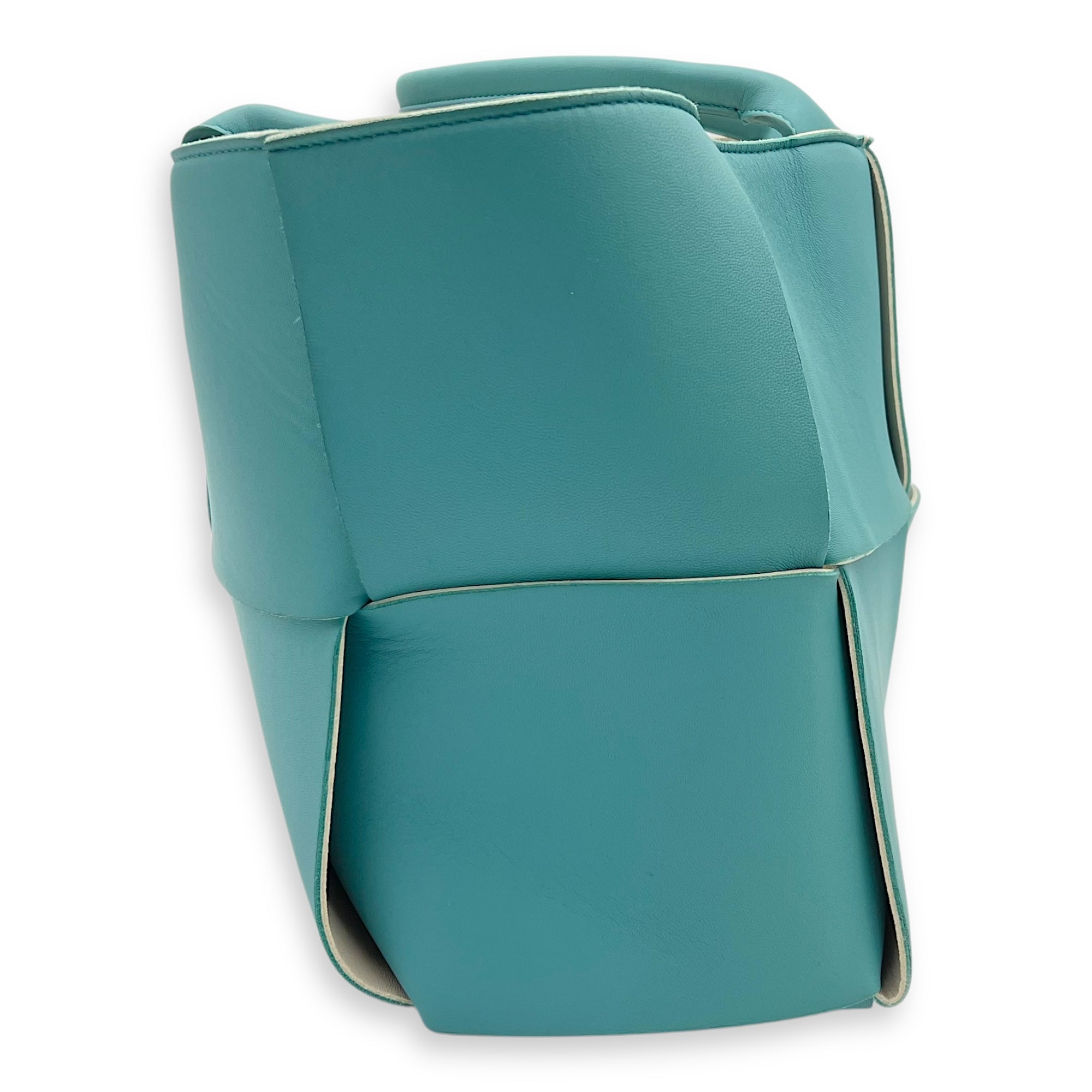 Arco Tote Bag Blue in Lambskin - Image 5