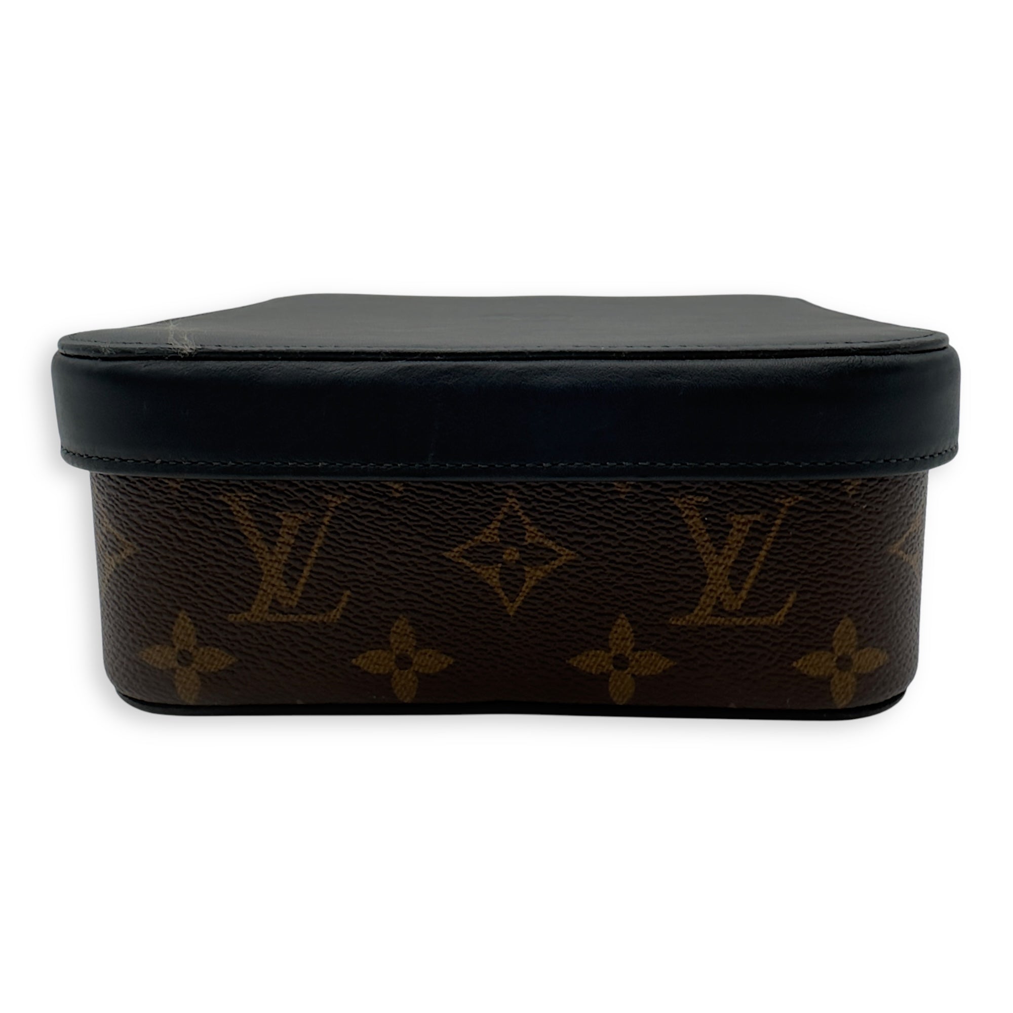 LV Brown Box in Monogram Coated Canvas - Image 6