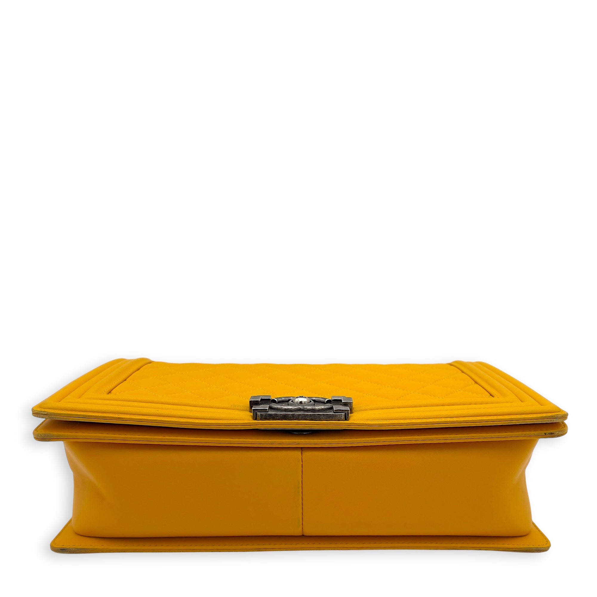 Boy Large Shoulder bag in Lambskin, Ruthenium Hardware - Image 4