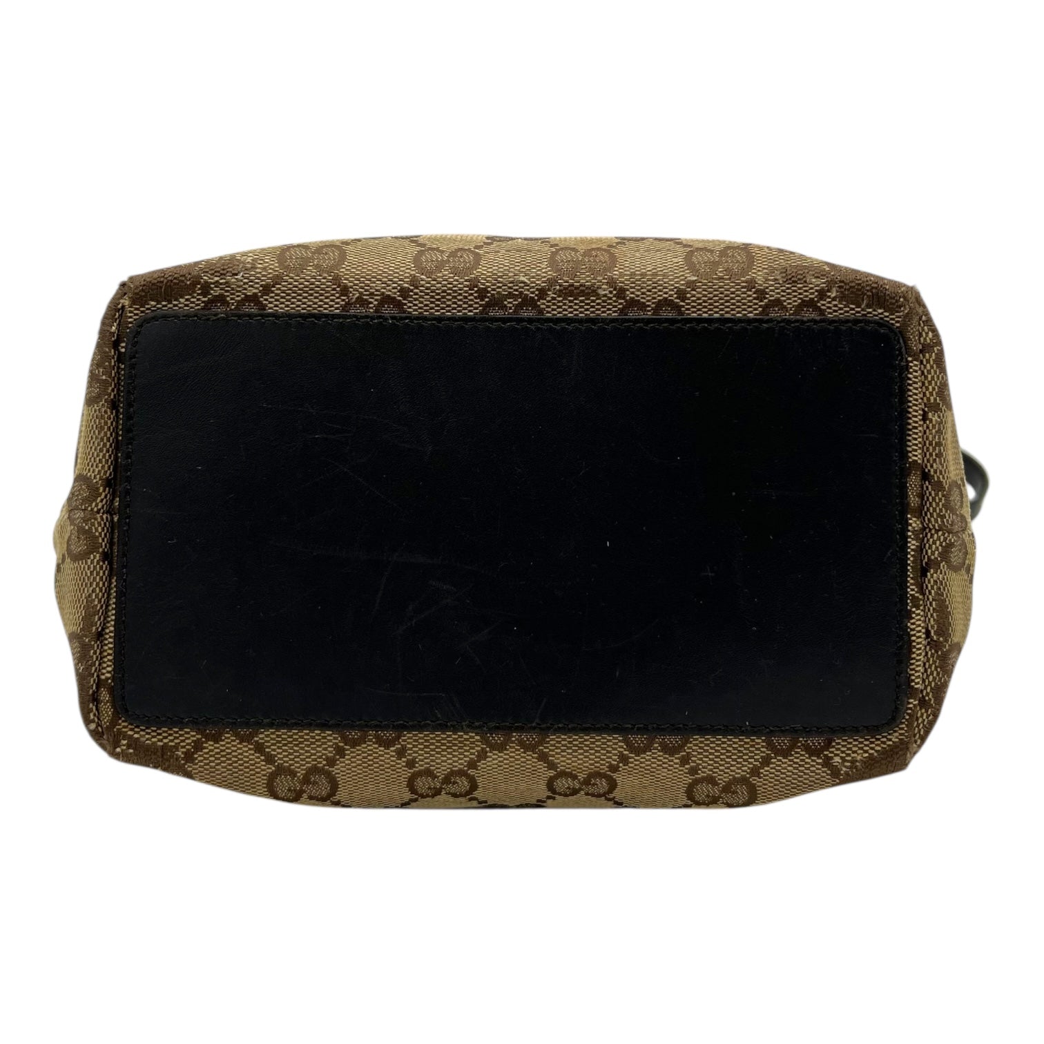 GG Brown Tote Bag in Canvas, Gold hardware - Image 6