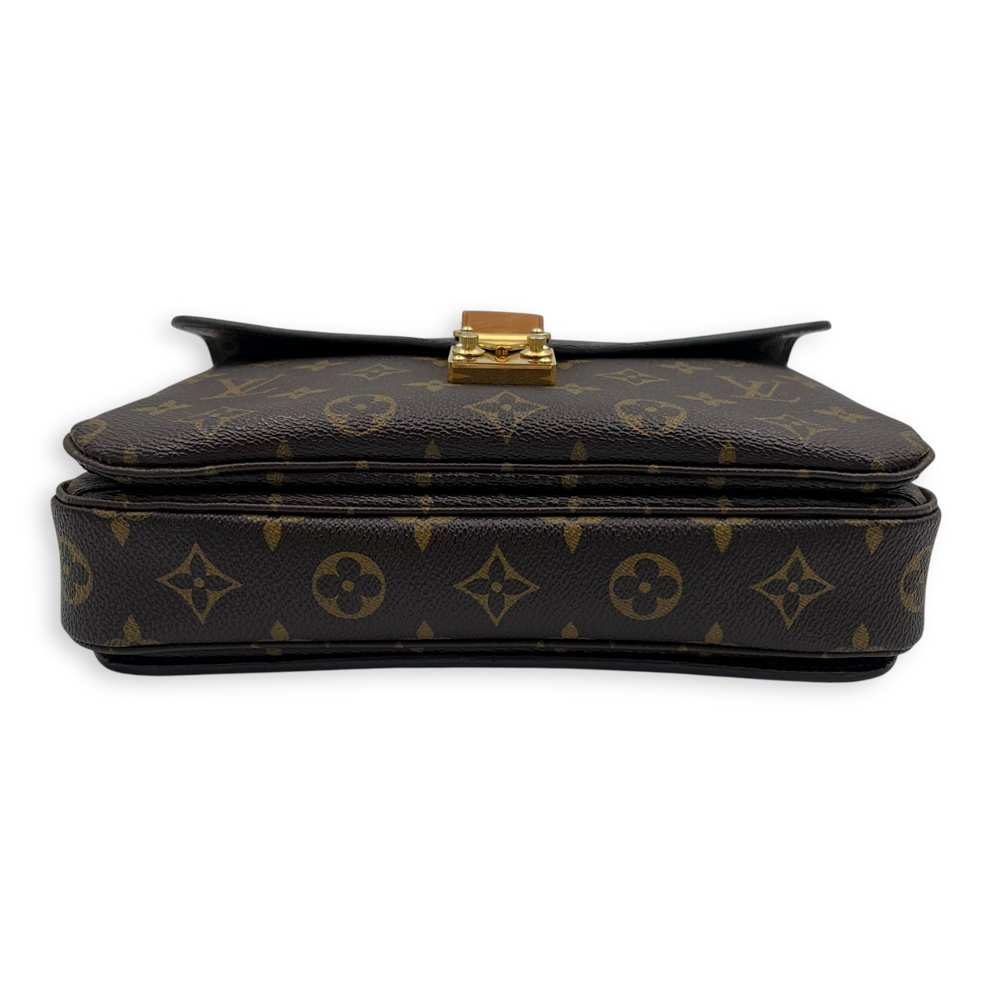 Metis Crossbody Bag Brown in Monogram Coated Canvas, Gold hardware - Image 6