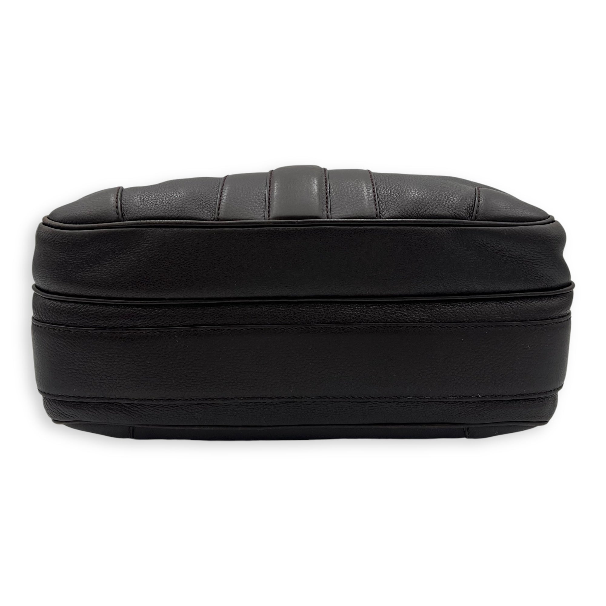 Classic Brown Messenger in Calfskin, Silver hardware - Image 6