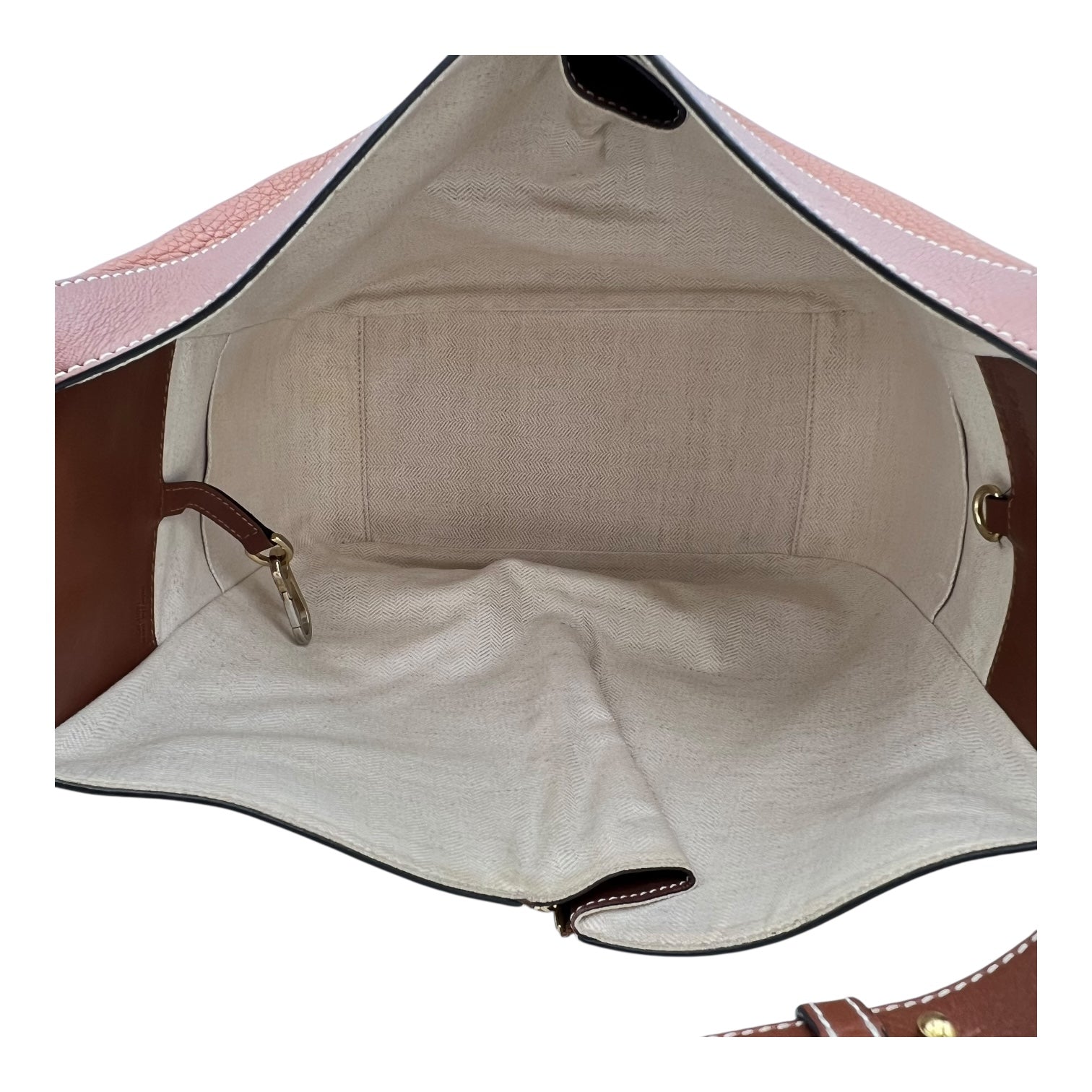 Hammock Shoulder Bag Brown in Calfskin, Gold hardware - Image 7