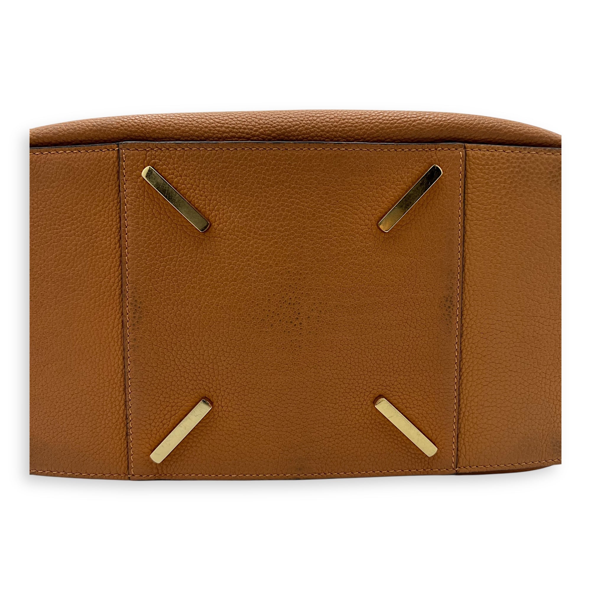 Hammock Medium Brown Shoulder Bag in Calfskin, Gold hardware - Image 11