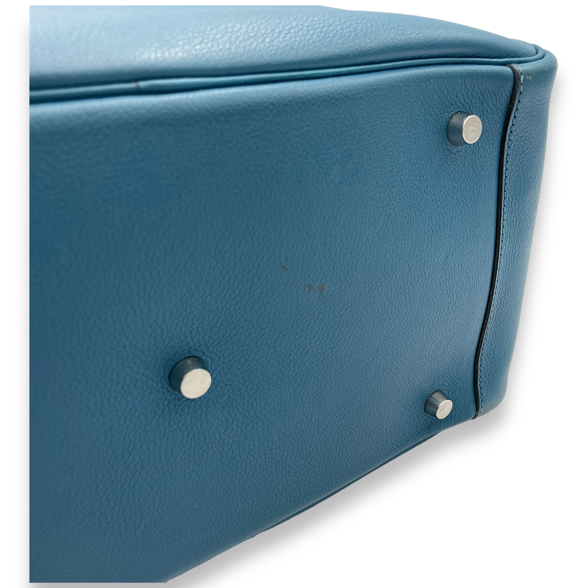 Lindy 34 Bleu Izmir in Evercolor, Palladium hardware - Image 10