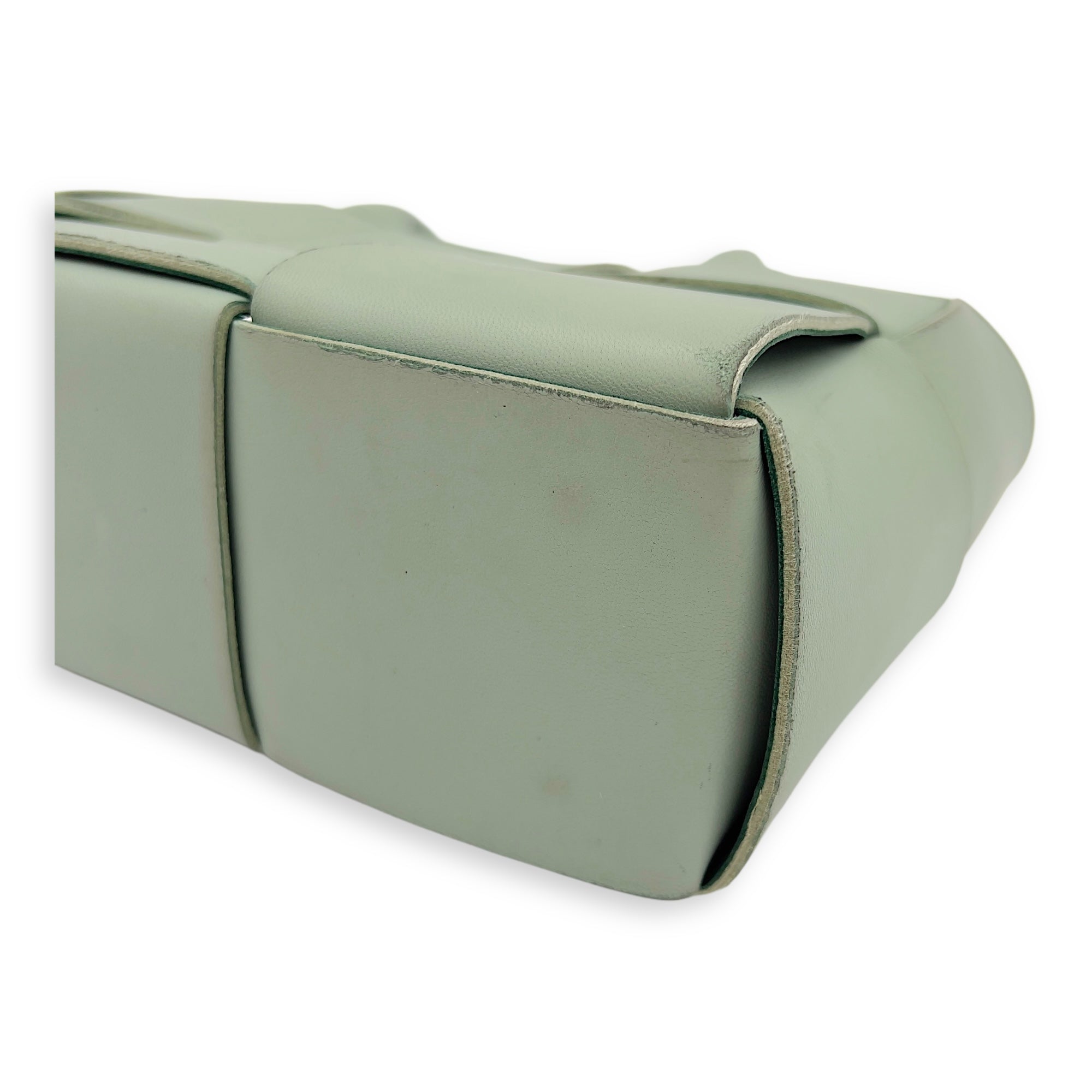 Arco Top Handle Bag Green in Lambskin - Image 8