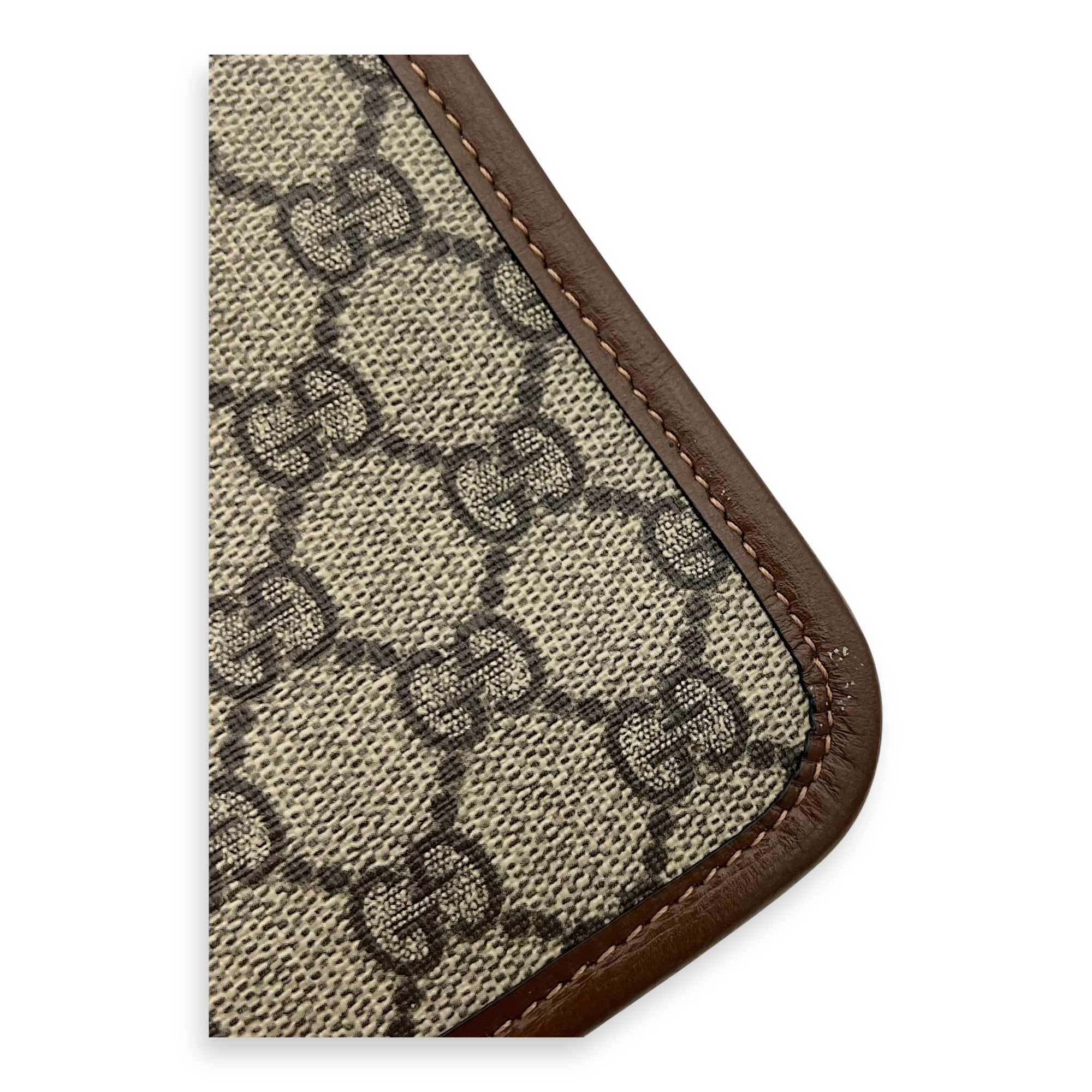 GG Supreme Crossbody Bag Brown in Coated Canvas, Gold hardware - Image 10