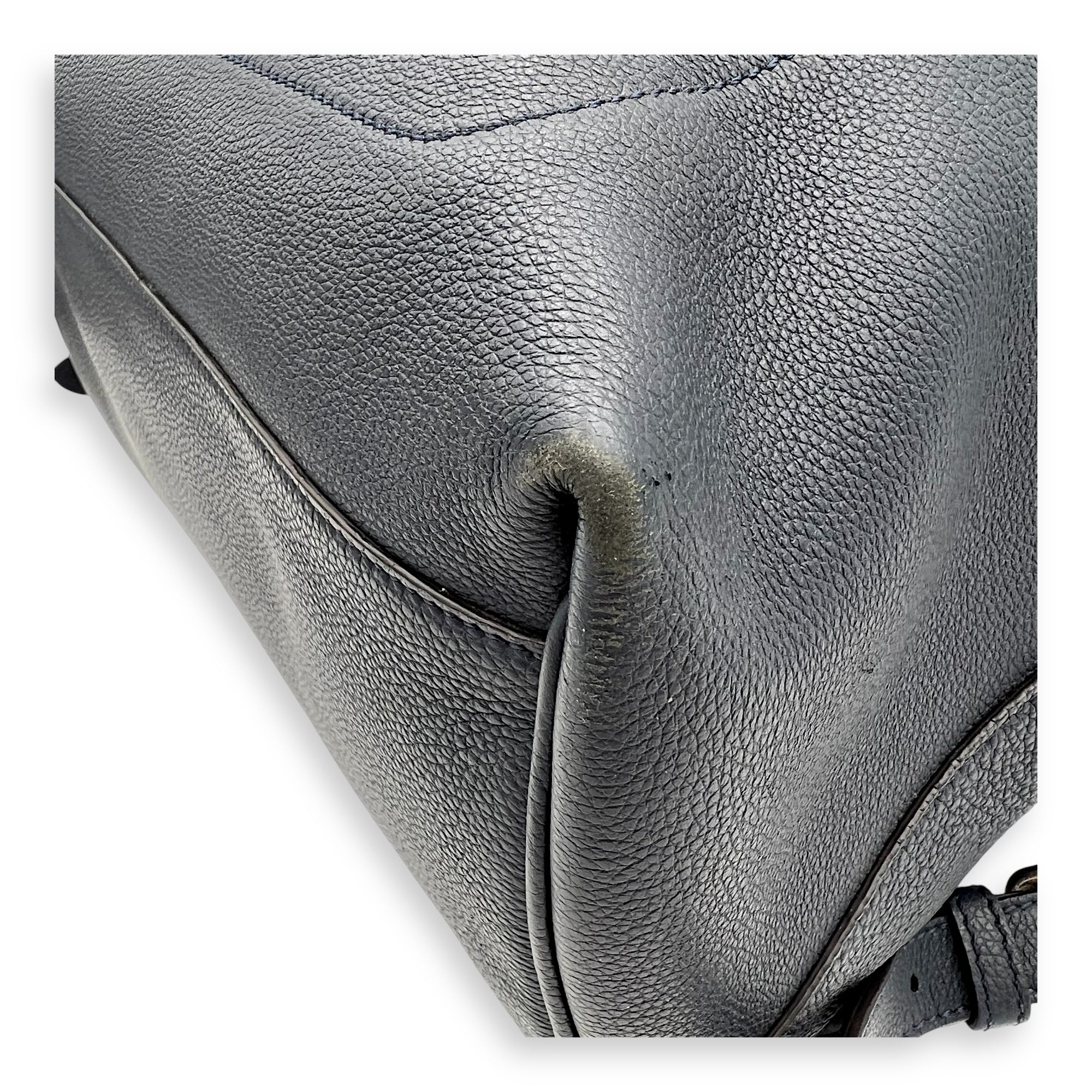 Chiodo Backpack Blue in Calfskin, Silver hardware - Image 9