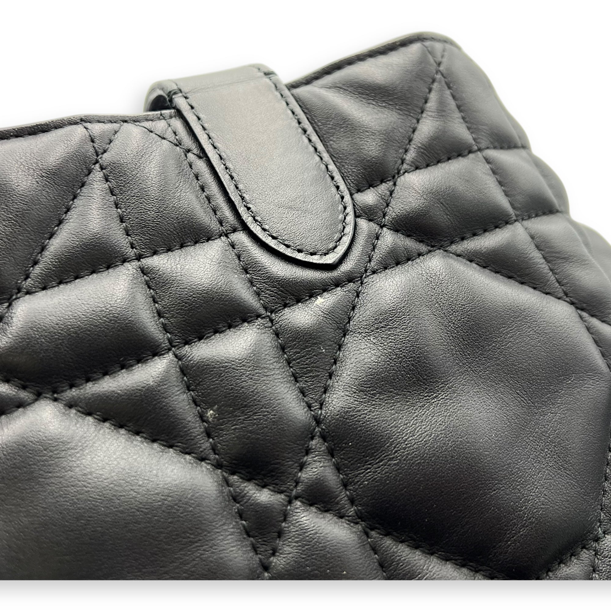 Toujours Top Handle Bag Large Black in Lambskin, Gold hardware - Image 12