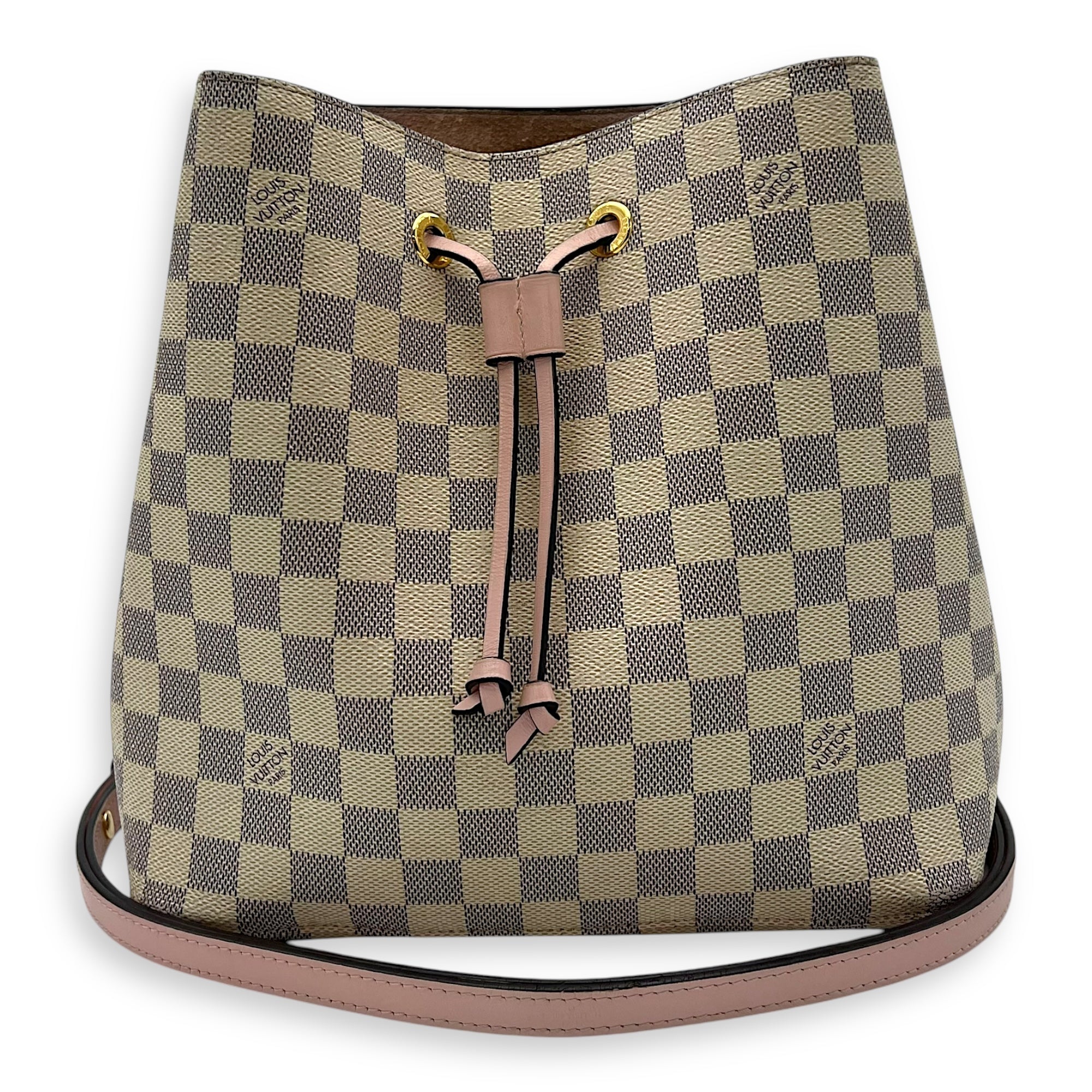 NeoNoe MM Azur Bucket Bag in Coated Canvas, Gold hardware - Image 13