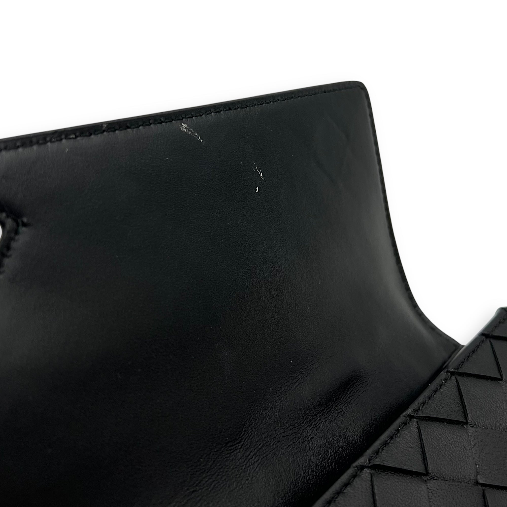 Andiamo Top Handle Bag Black in Lambskin, Gold hardware - Image 15