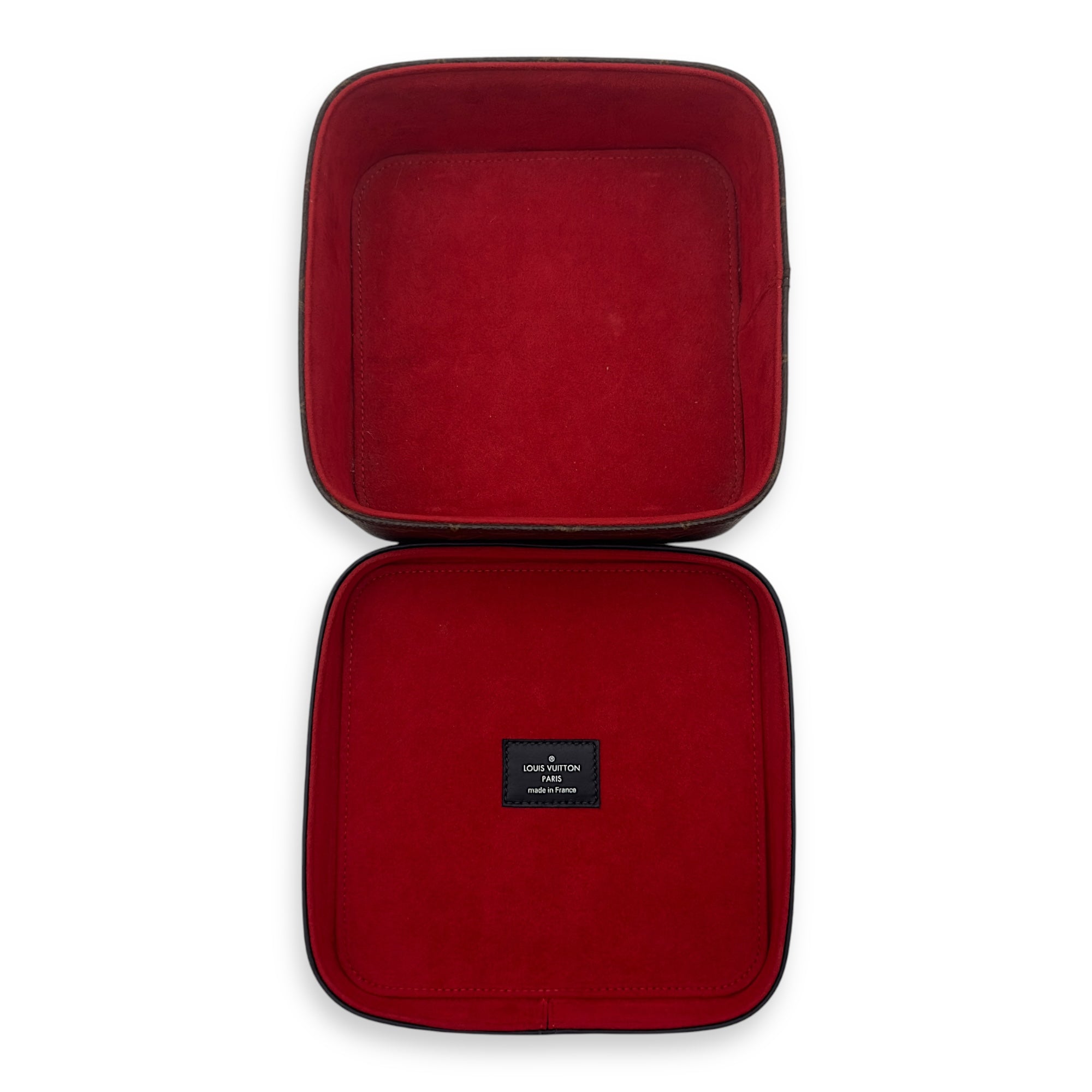 LV Brown Box in Monogram Coated Canvas - Image 18