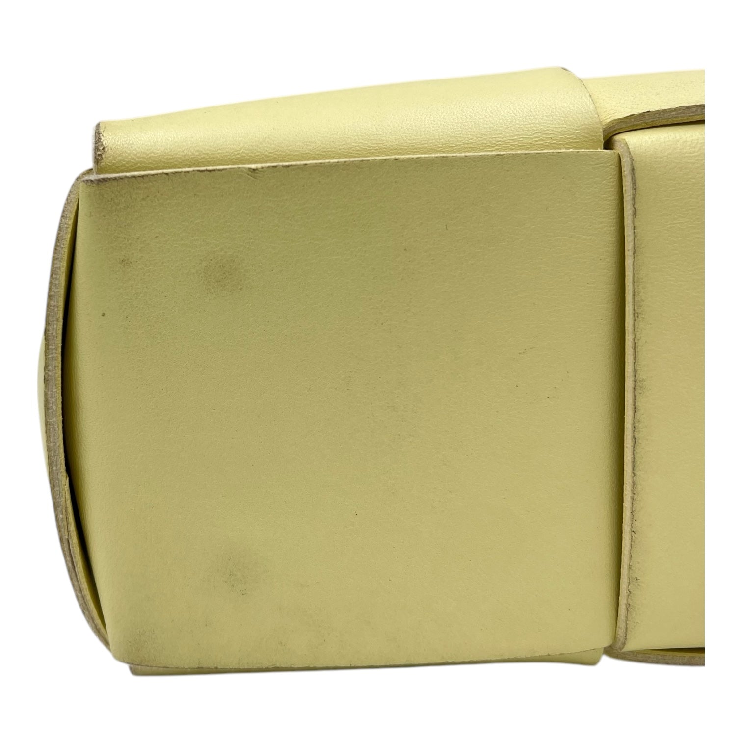 Arco Yellow Tote Bag in Lambskin - Image 9