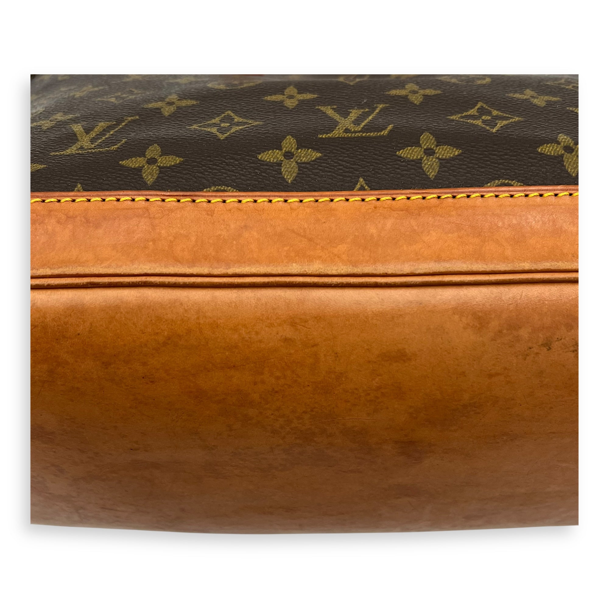 Alma Top Handle Bag PM Brown in Monogram Coated Canvas, Gold hardware - Image 16