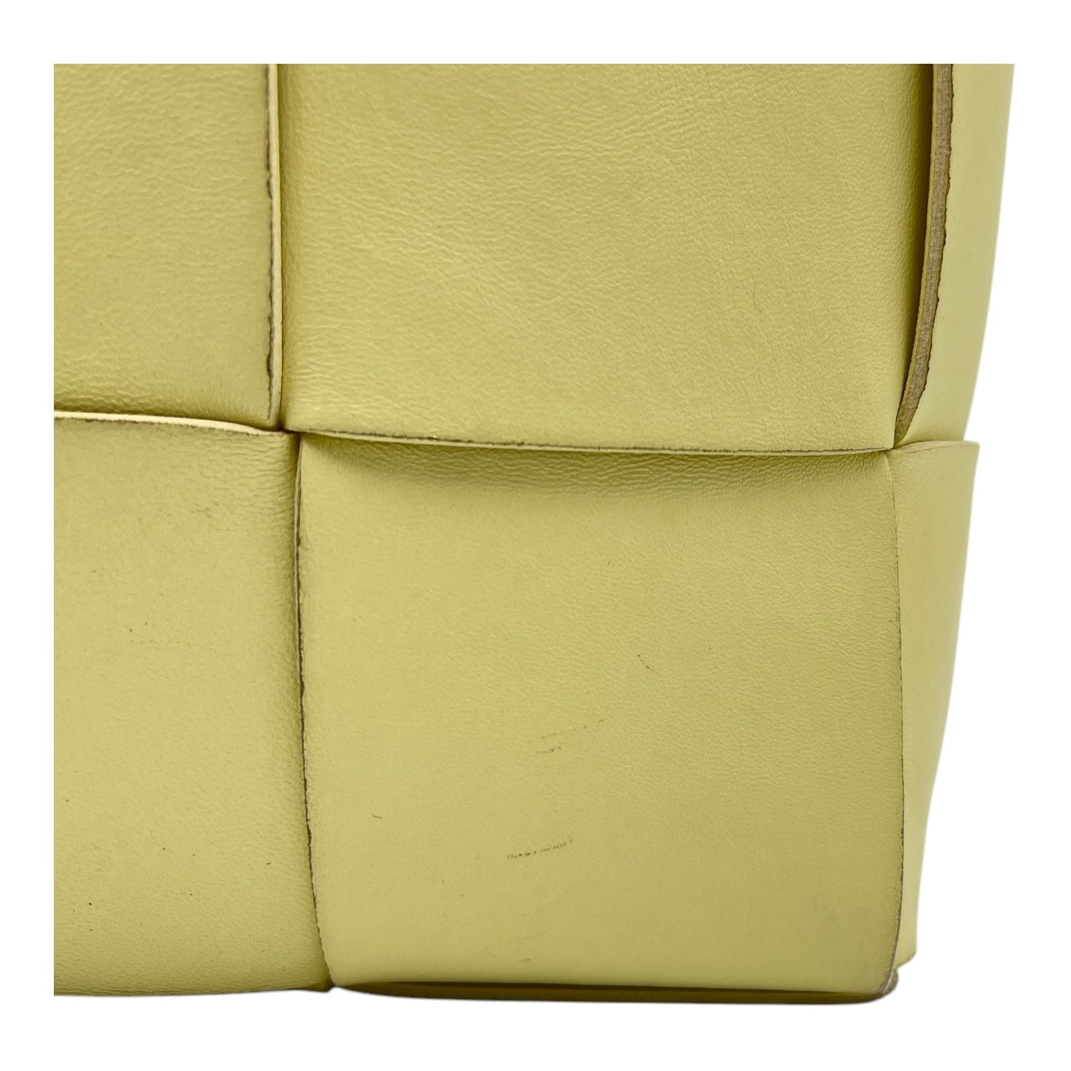 Arco Yellow Tote Bag in Lambskin - Image 11