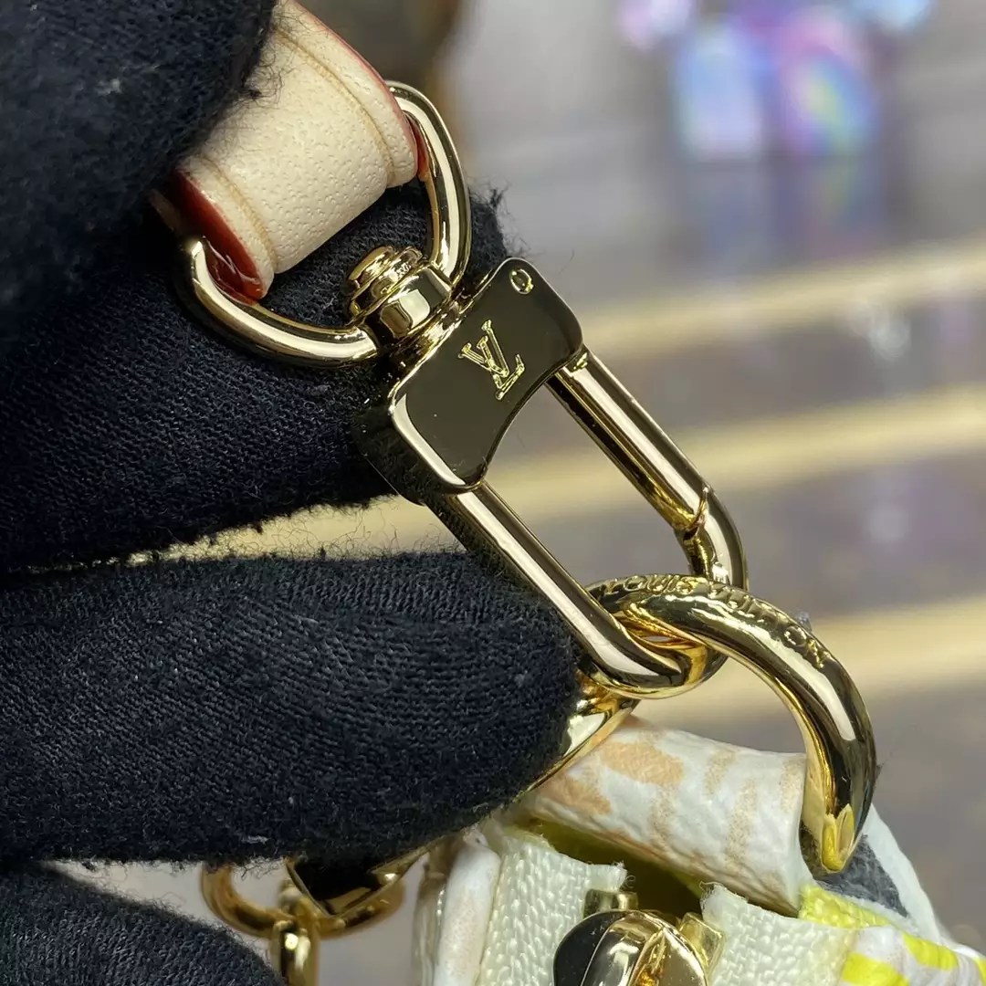 Pochette Accessoires Peach Pink Damier Canvas - Repbags.ru - Image 8