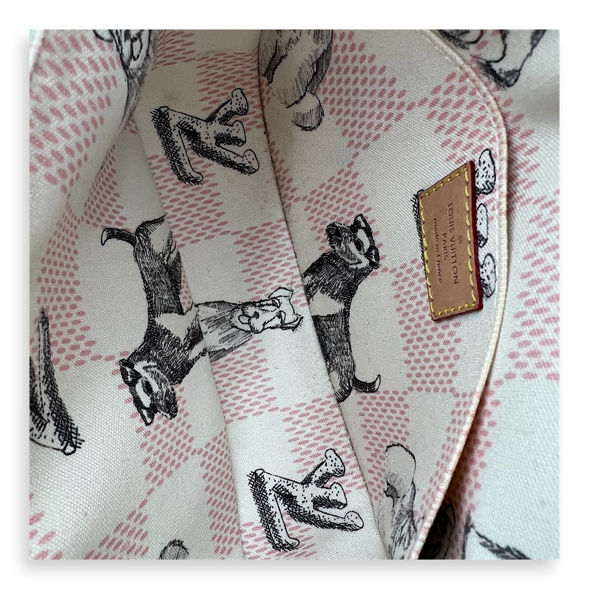 Montsouris Crossbody Bag Green in Coated Canvas, Gold hardware - Image 13