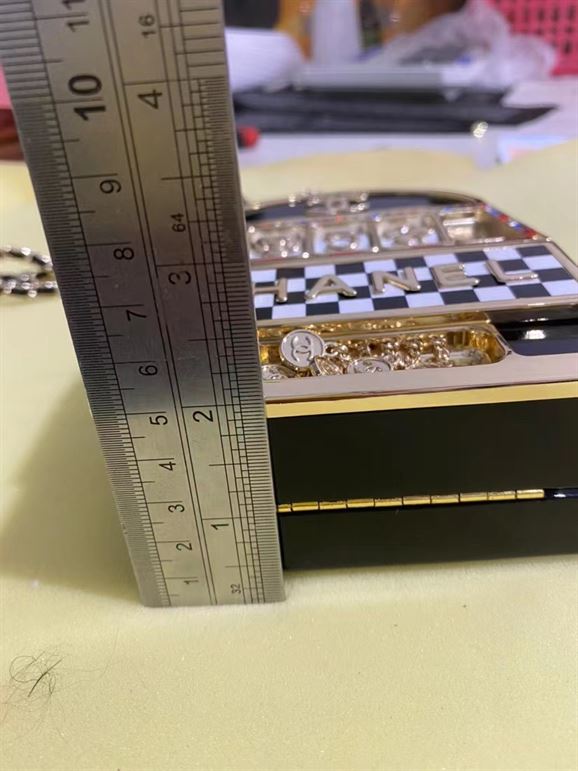 Slot Machine Minaudiere Black, Gold, White & Red - CB025 - Image 9