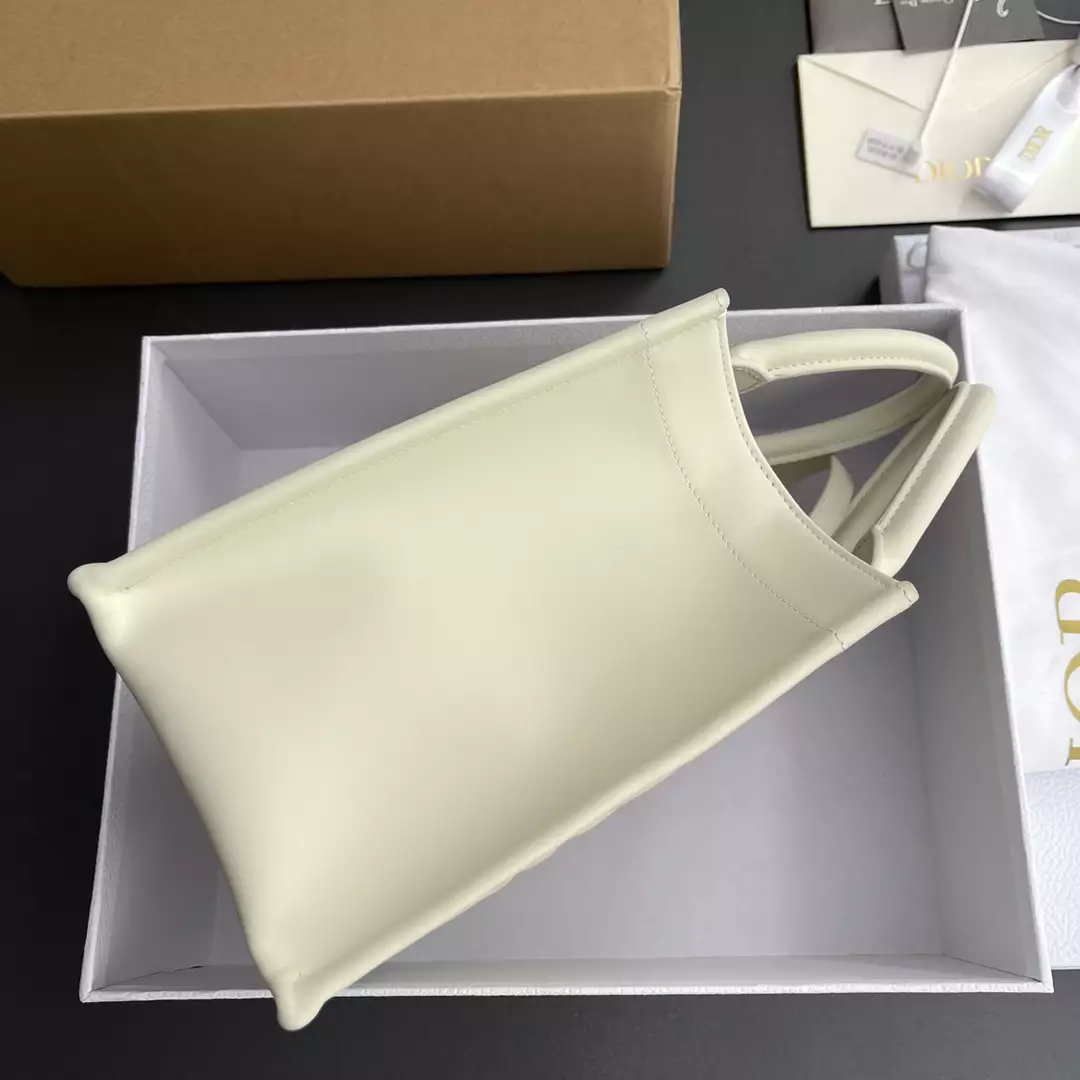 Small Dior Book Tote Latte Macrocannage Calfskin - Repbags.ru - Image 7
