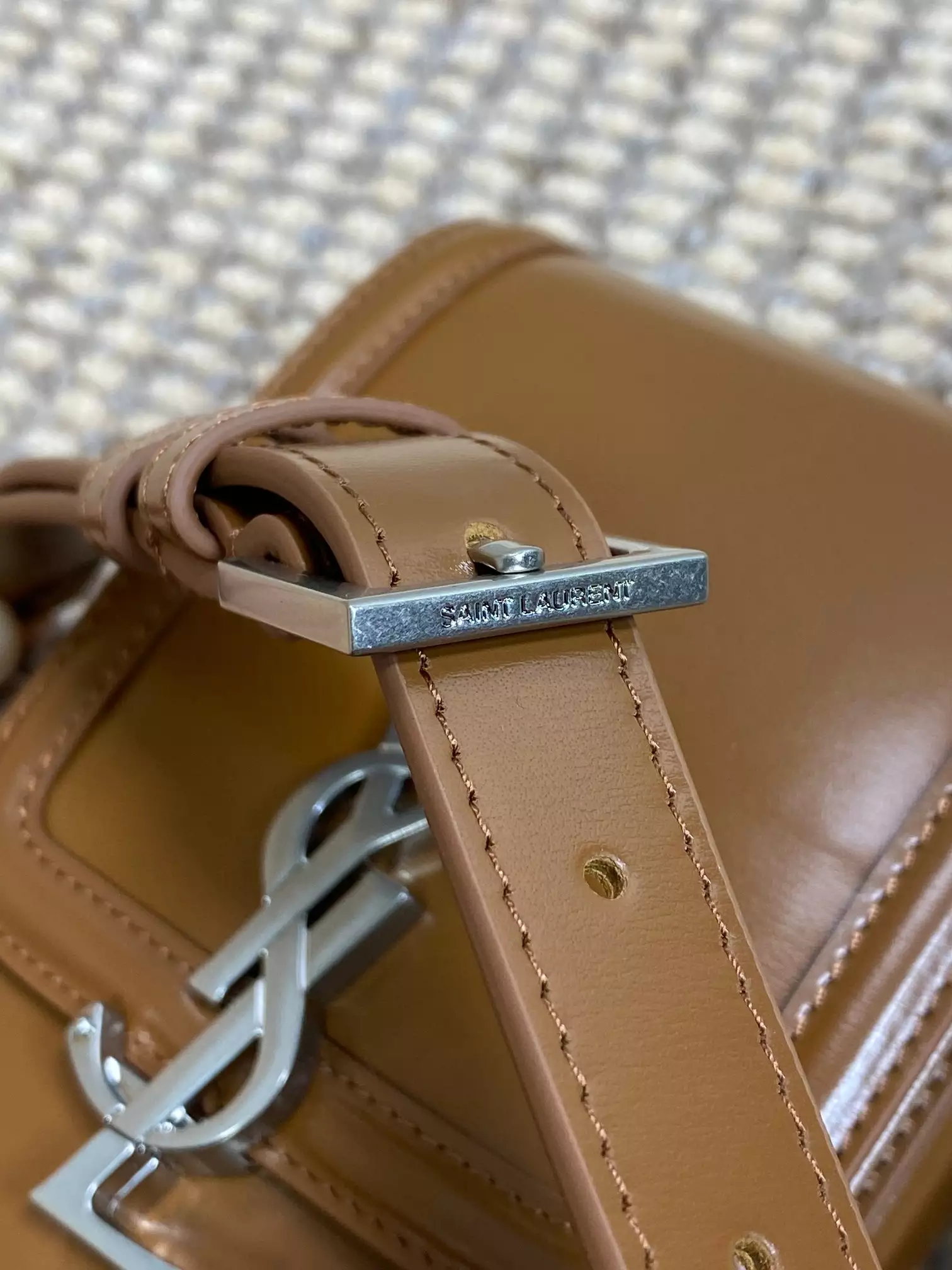 Solferino Mini in Fox Smooth Leather - YB067 - Repbags.ru - Image 6