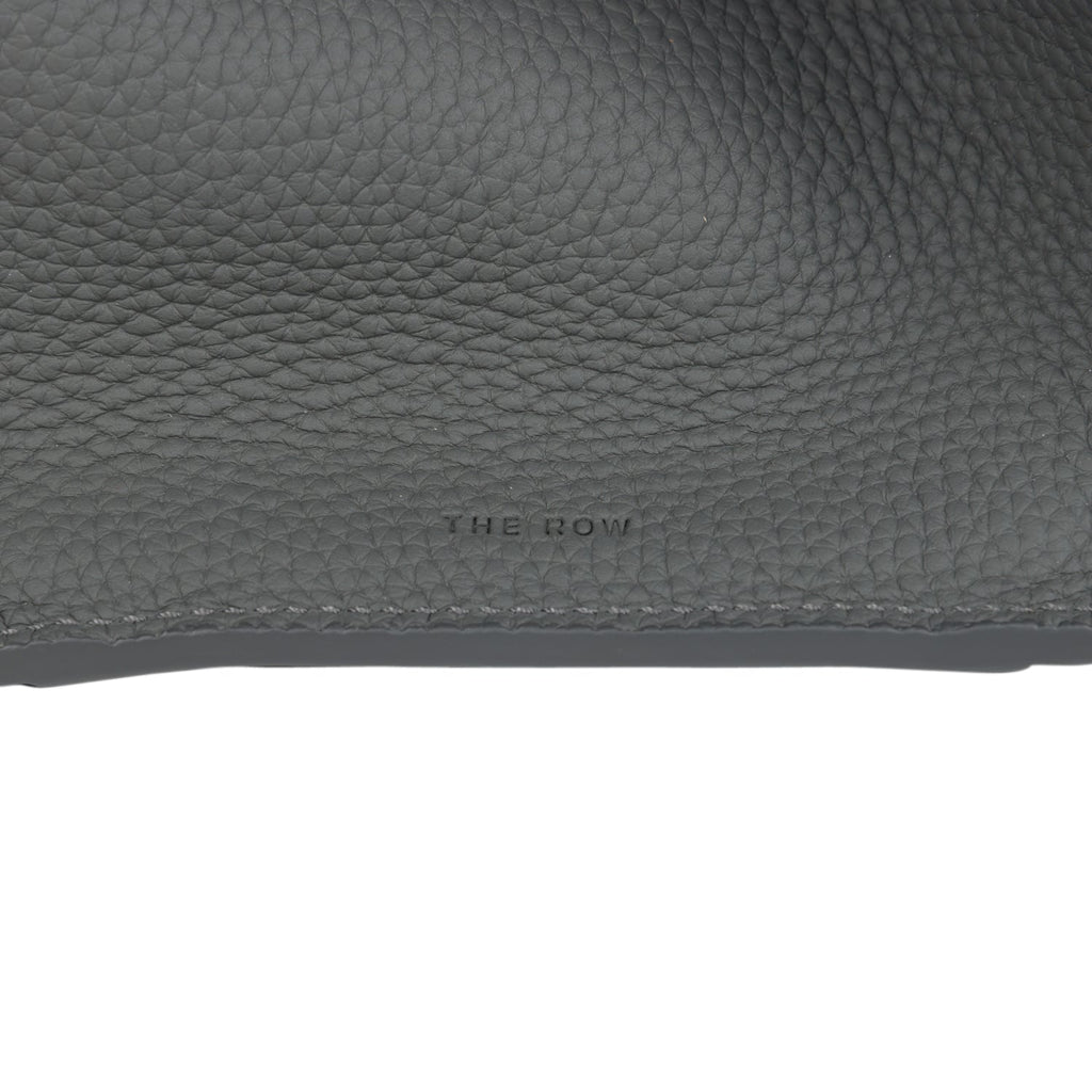 The Row Margaux Shoulder 12 Bag Timouse Grey Calfskin Silver Hardware - Image 8