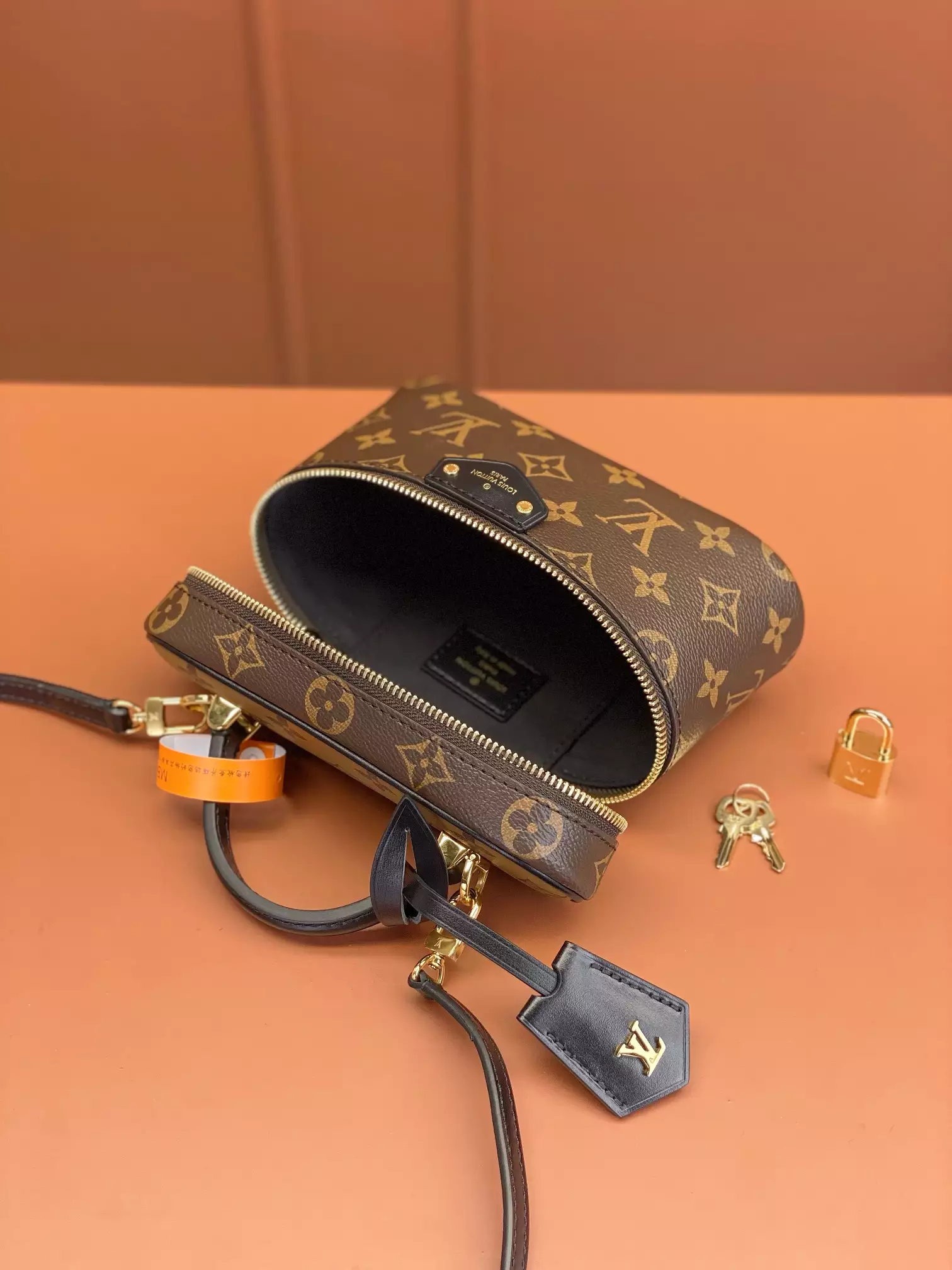 Vanity Chain Pouch Monogram Brown Coated Canvas - Repbags.ru - Image 9