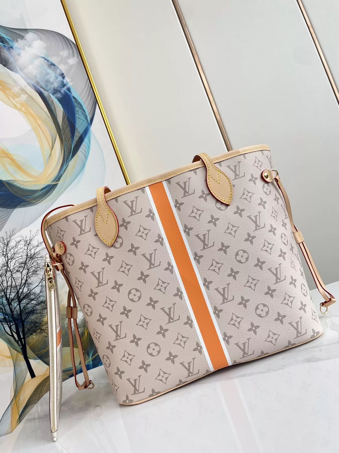 LV Neverfull MM Monopaname - ReplicaBags.is - Image 4