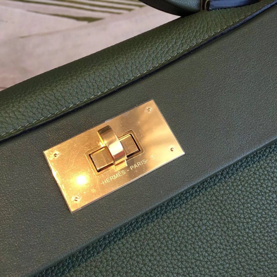 Hermes 24/24 29 Bag In Canopee Clemence Calfskin - Image 6