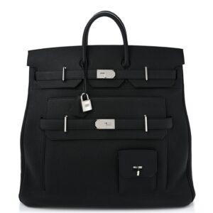 Hermes Birkin HAC 50 Multipockets Bag in Black Clemence Leather