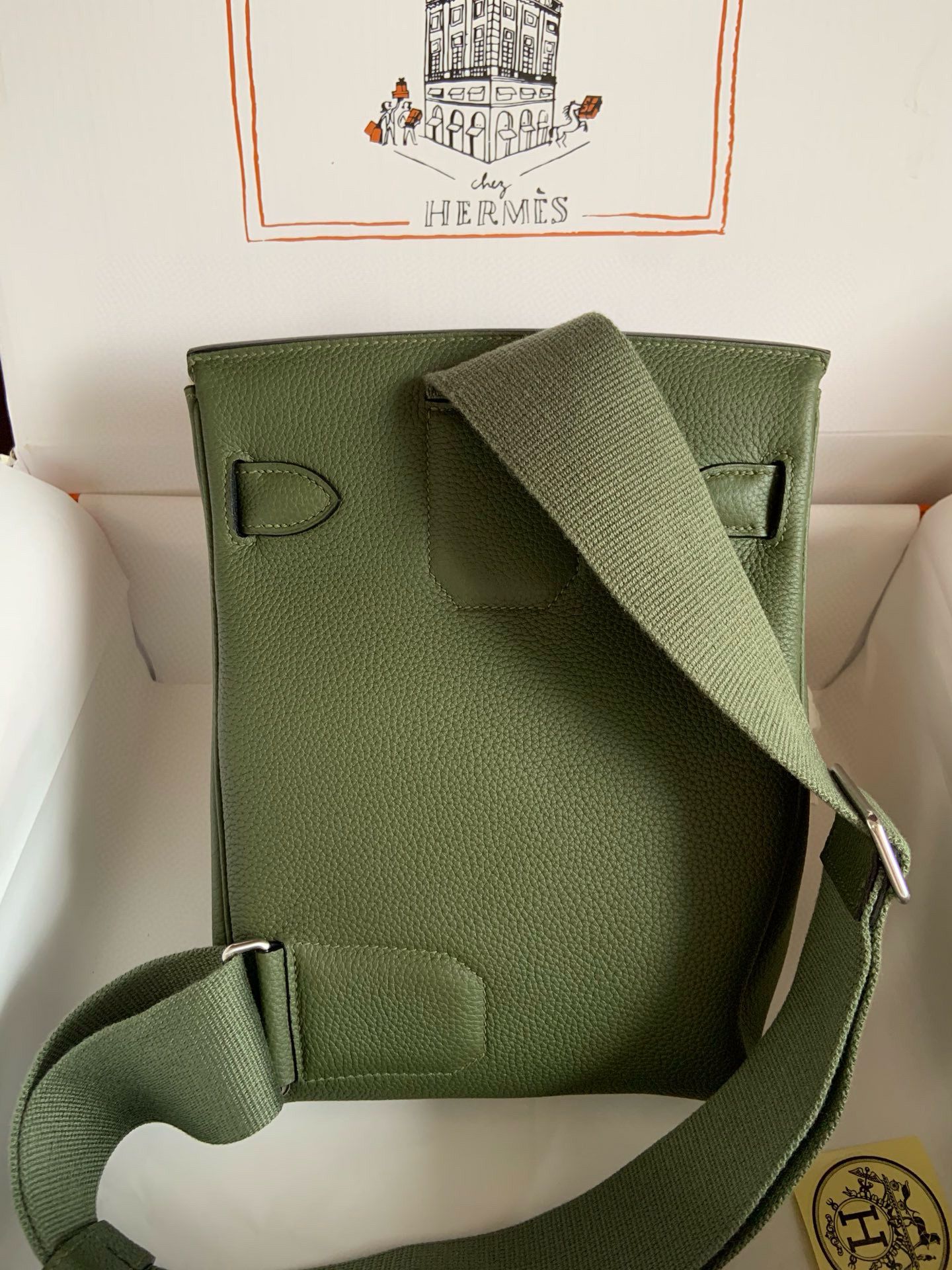 Hermes Hac a Dos PM Backpack in Canopee Clemence Leather - Image 3