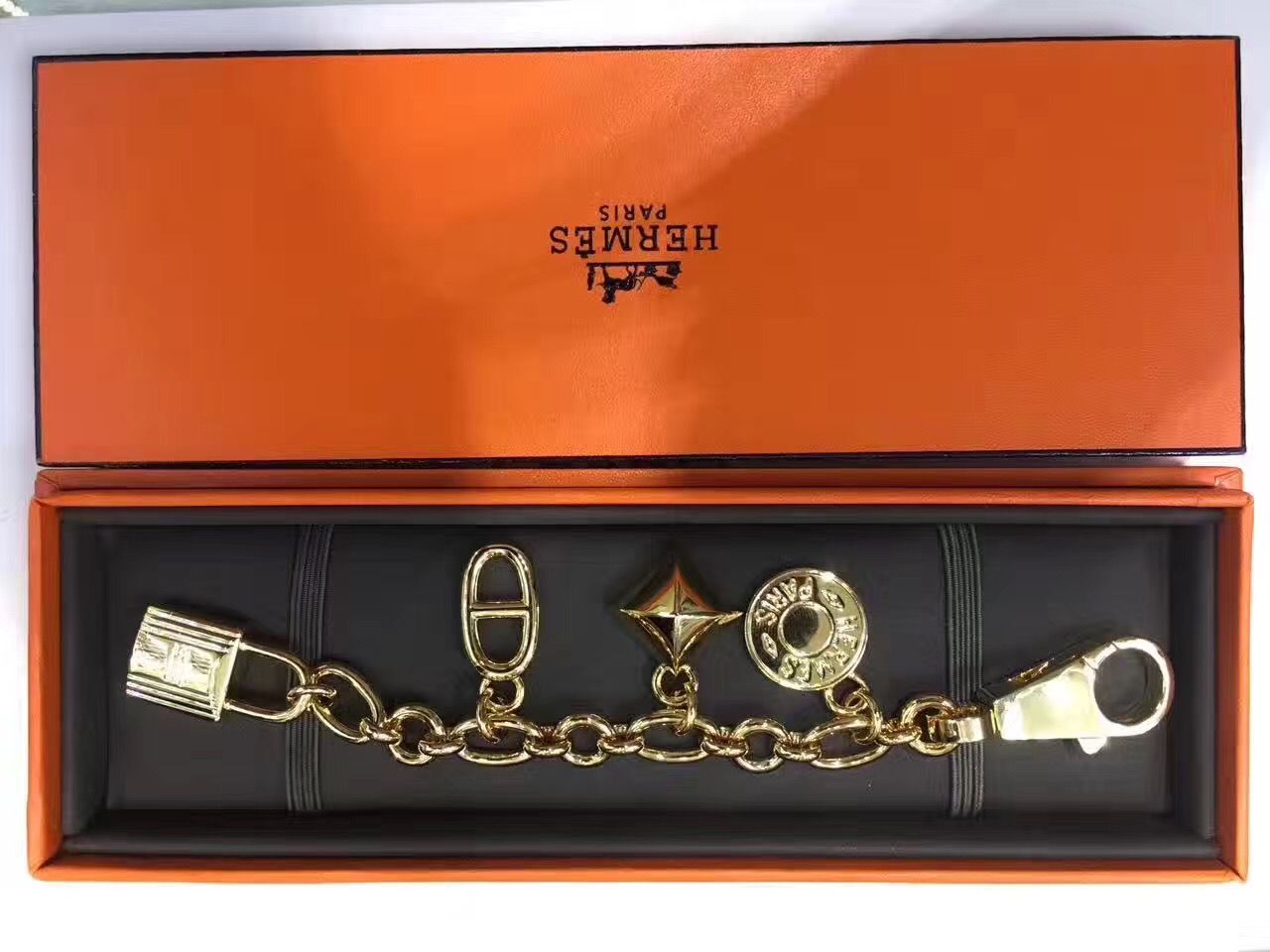 Hermes Gold Breloque Olga Bag Charm - Image 3