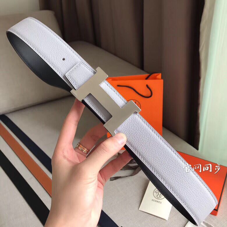 Hermes Constance Belt Buckle & Perle Clemence 38 MM Strap - Image 3