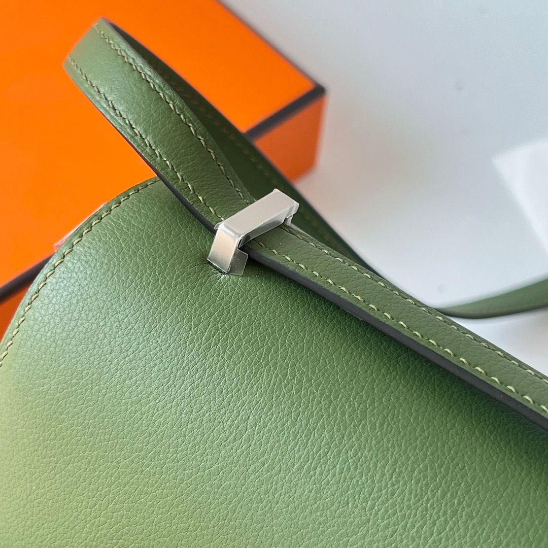 Hermes Constance Elan Handmade Bag In Canopee Evercolor Calfskin - Image 6