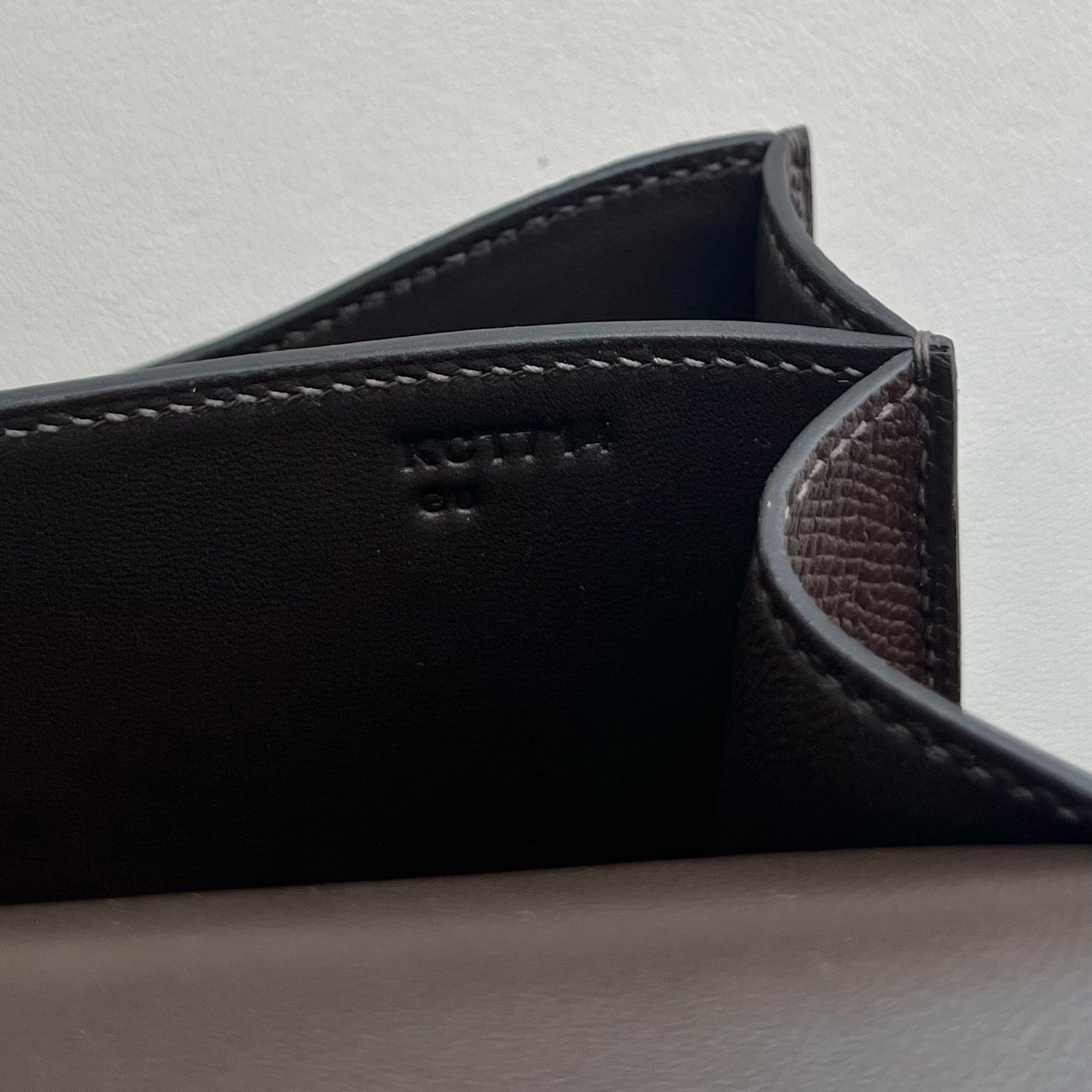 Hermes Constance 1-18 Mirror Bag in Ebene Epsom Calfskin