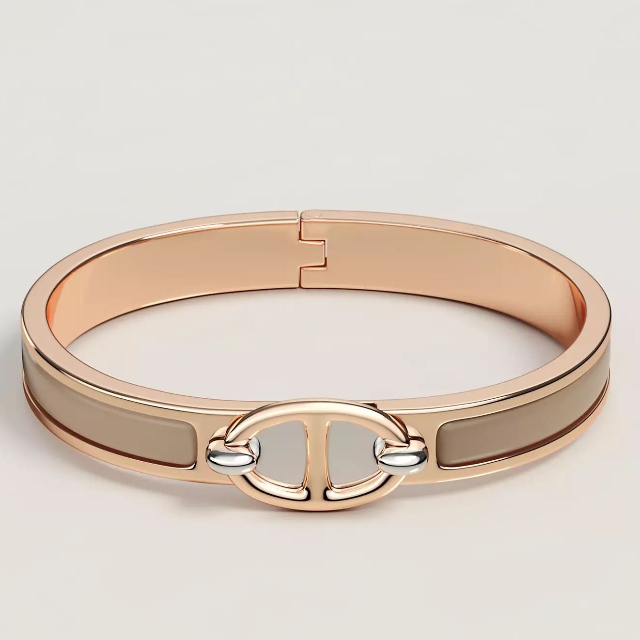 Hermes Sand Mini Clic Chaine d'Ancre Bracelet - Image 3