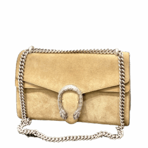 Gucci Beige Velvet Dionysus Bag